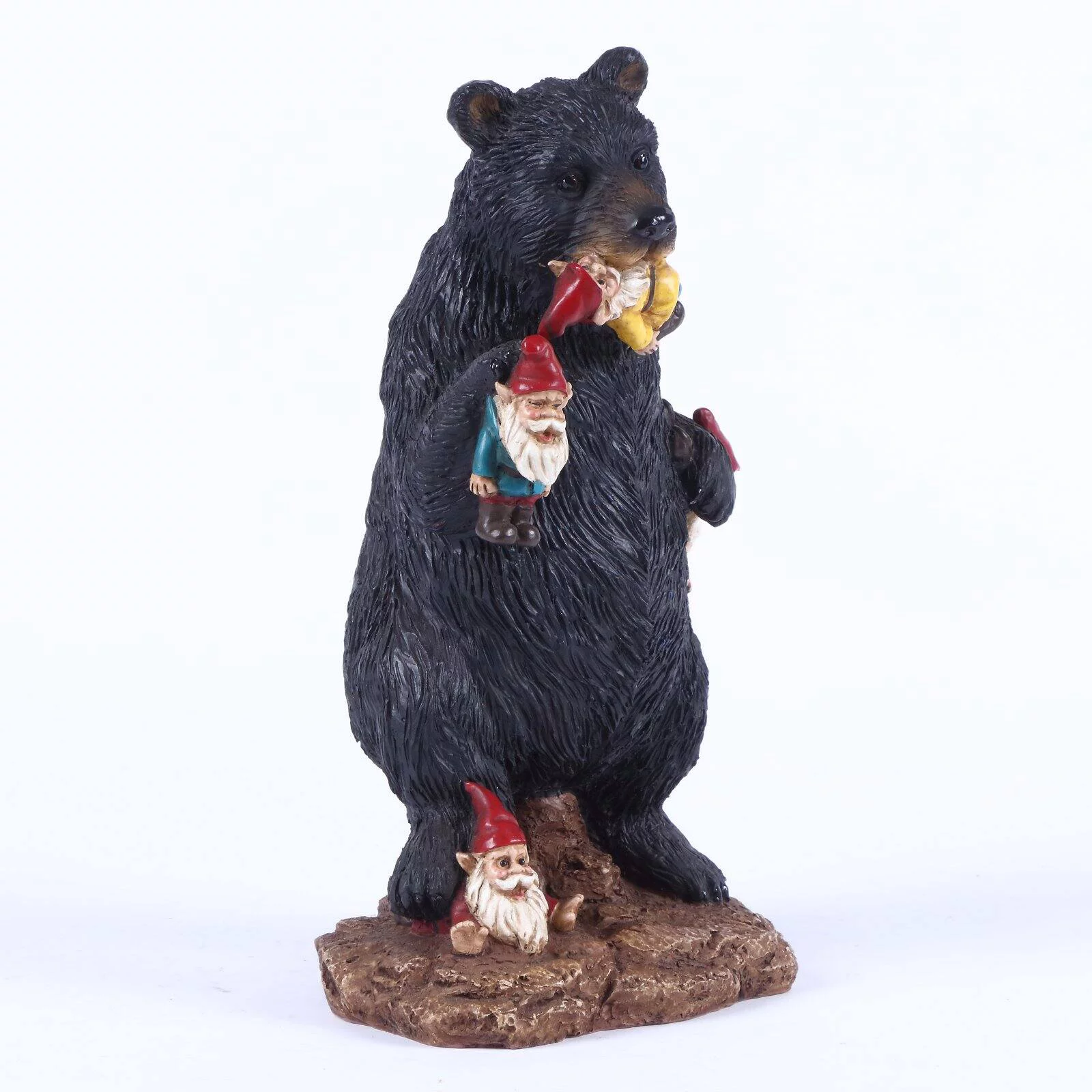Hi-Line Gift Ltd. Gnomes in Bear Trouble Garden Statue