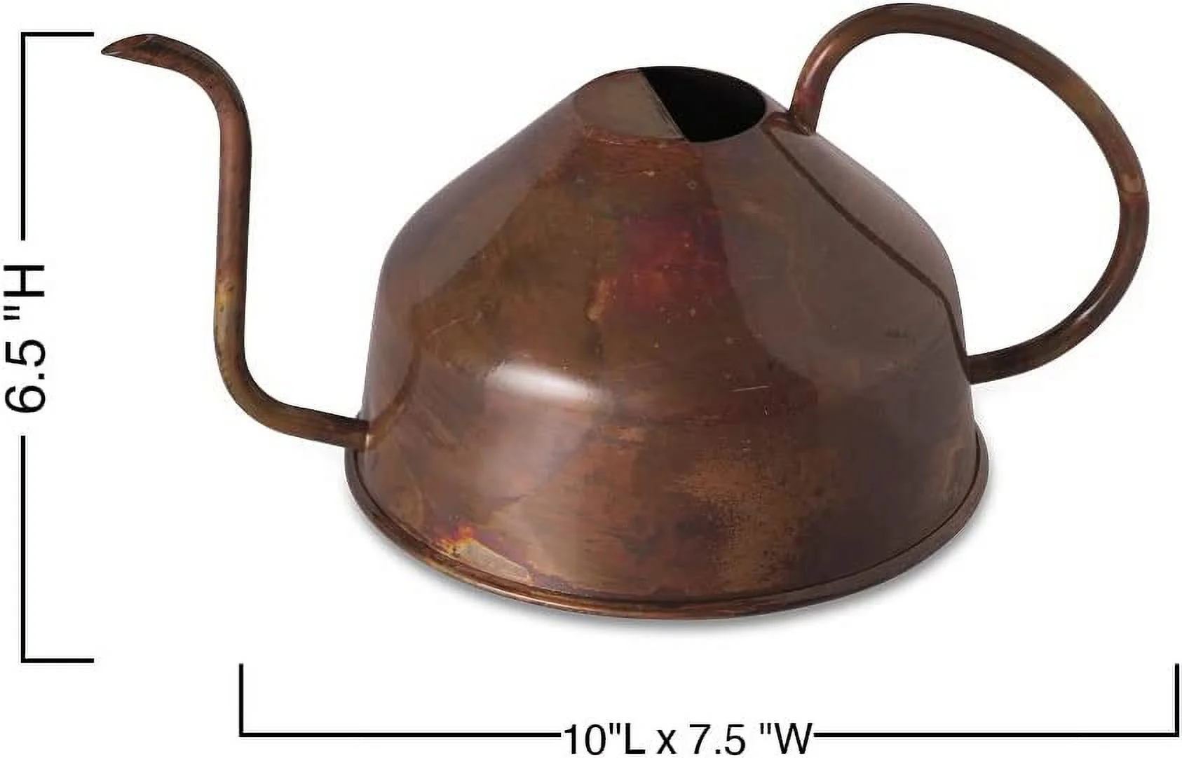 Copper Finish Watering Can, 10