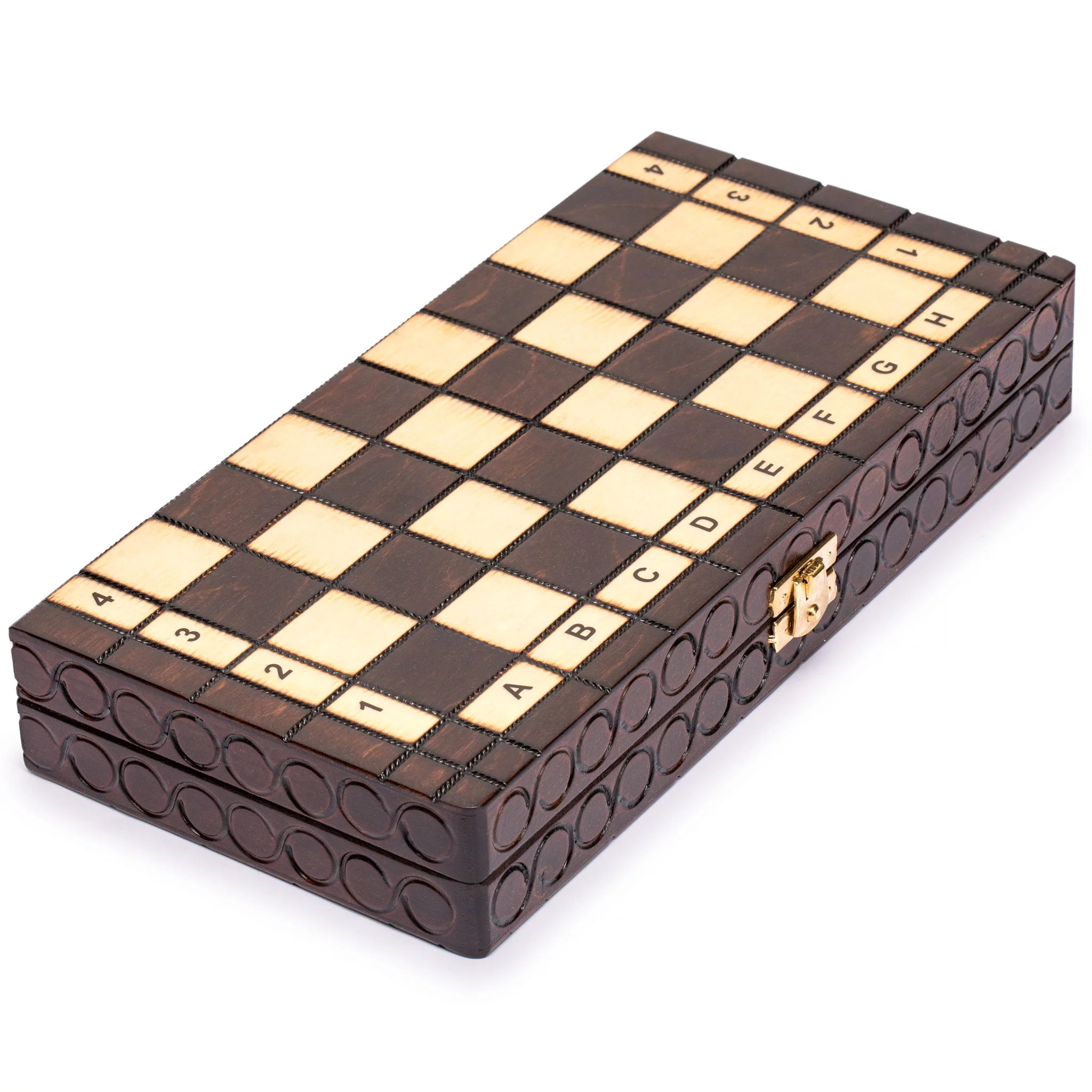 Husaria European International Chess Wooden Game Set - King's - 11.3-Inch
