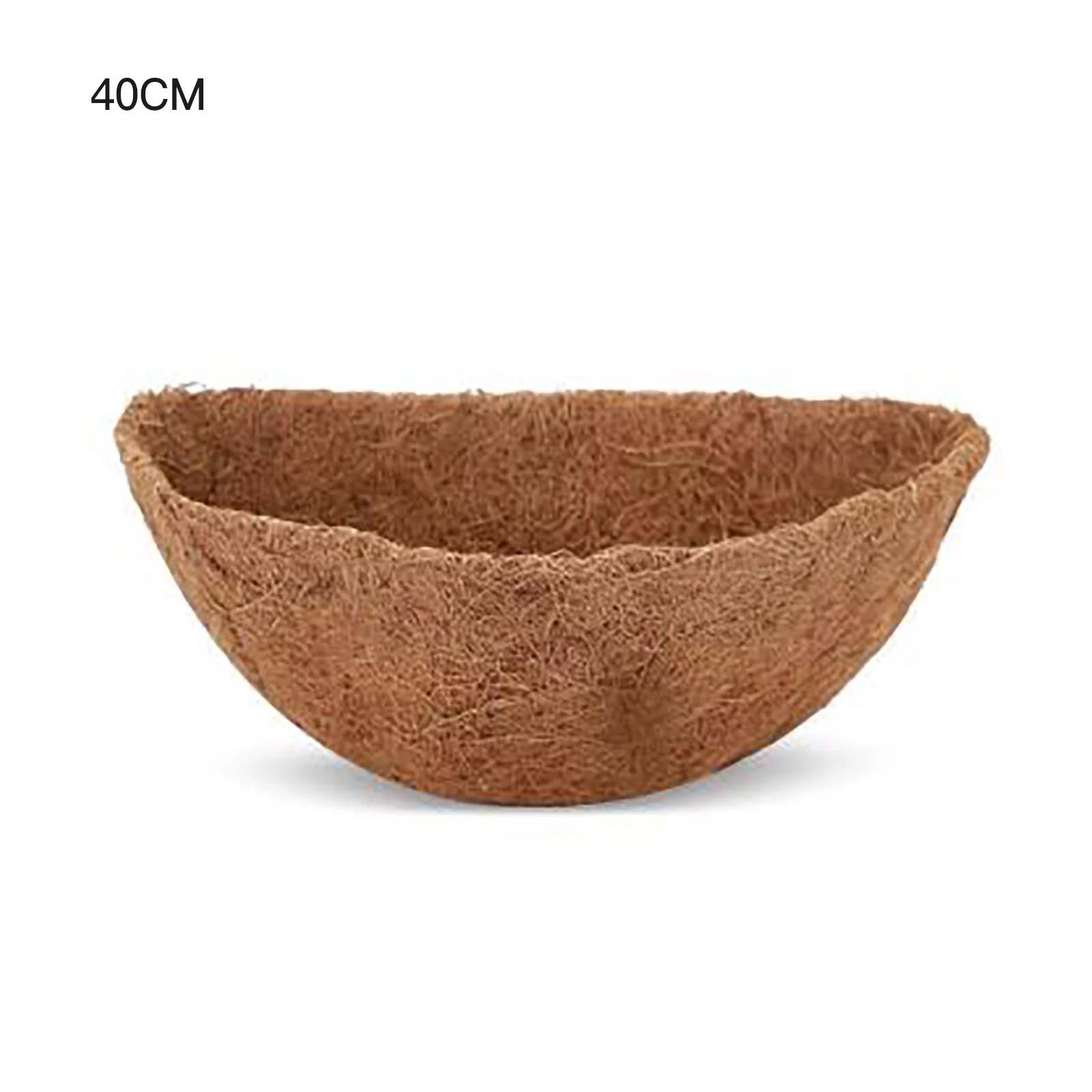 Basket Liners Garden Coconut Hanging Basin Half Round Plant Pot Outdoor Gardening Supplies Decor Wall-mounted Flowerpot