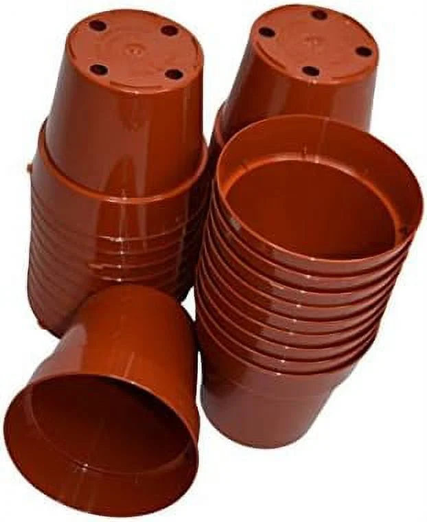 Brown Plastic Greenhouse Pot, Set Of 240