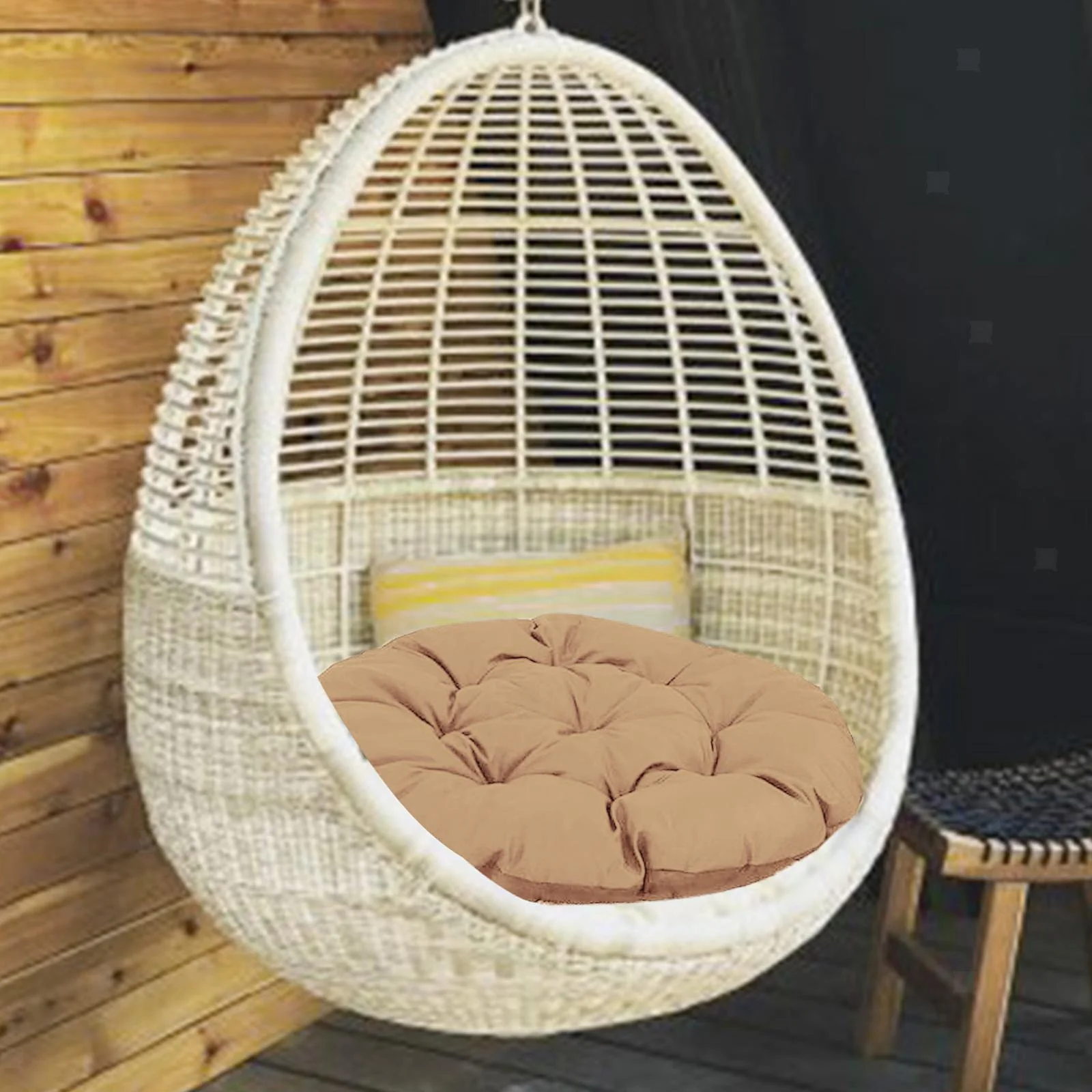 Waterproof Chair Rocking Chair Hanging Basket Chair Papaya Chair Round Cushion