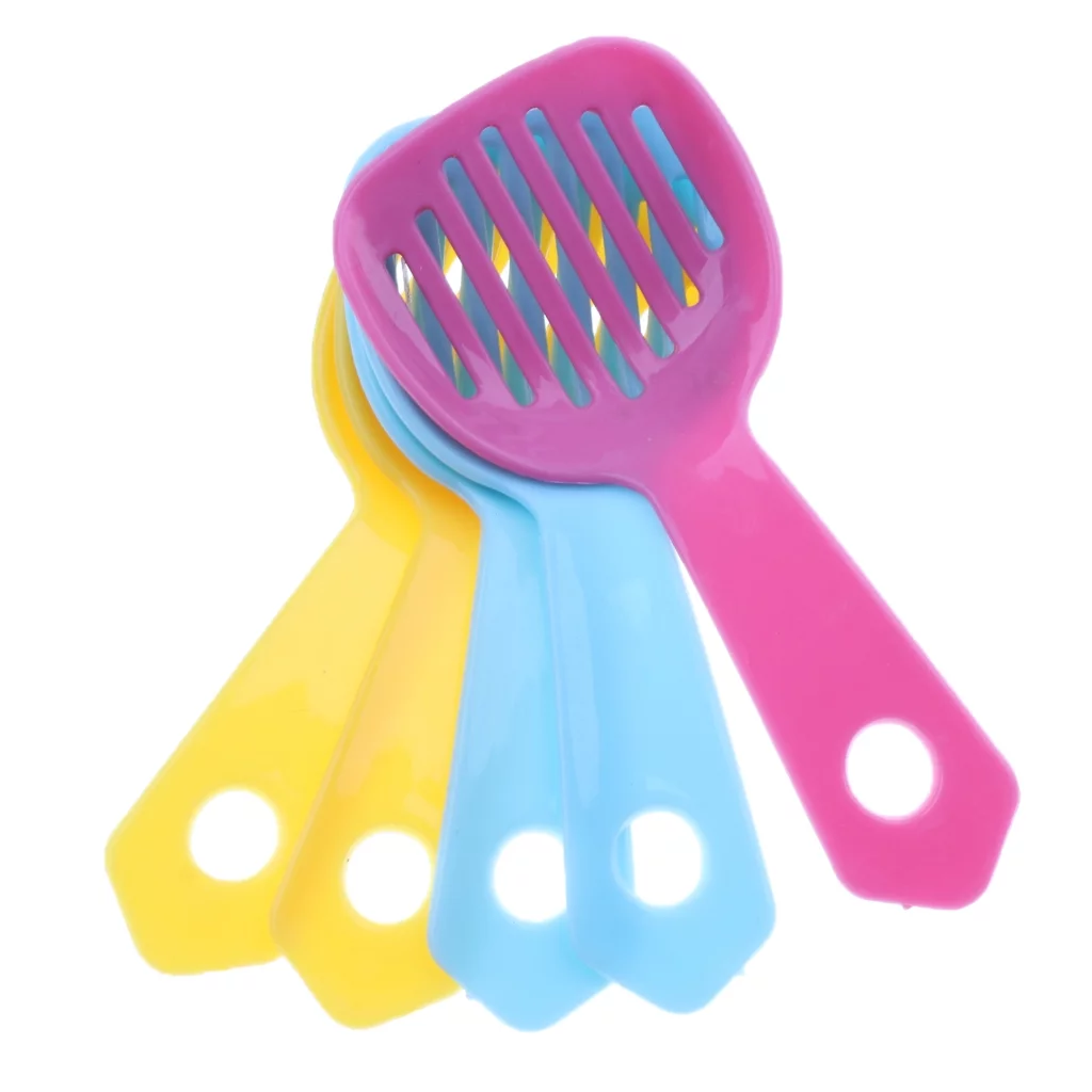 5x Hamster Gerbille Scooper Poo Shovel Bath Shovel 10x4.5cm Easy to Clean