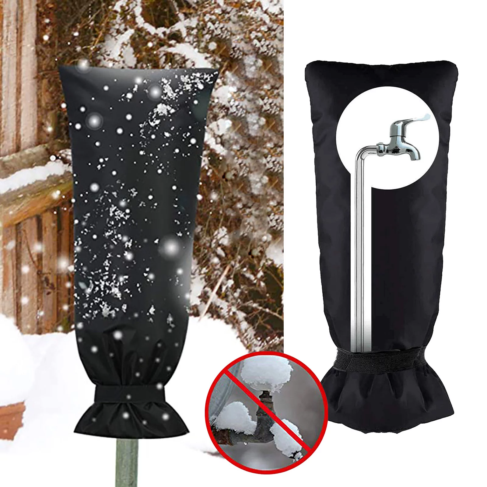 iju7gthy 4th of july outdoor Winter Faucet Anti-Freeze Protection Cover Anti-icing Insulation Cover Outdoor Anti-Freeze Crack Protection Bag