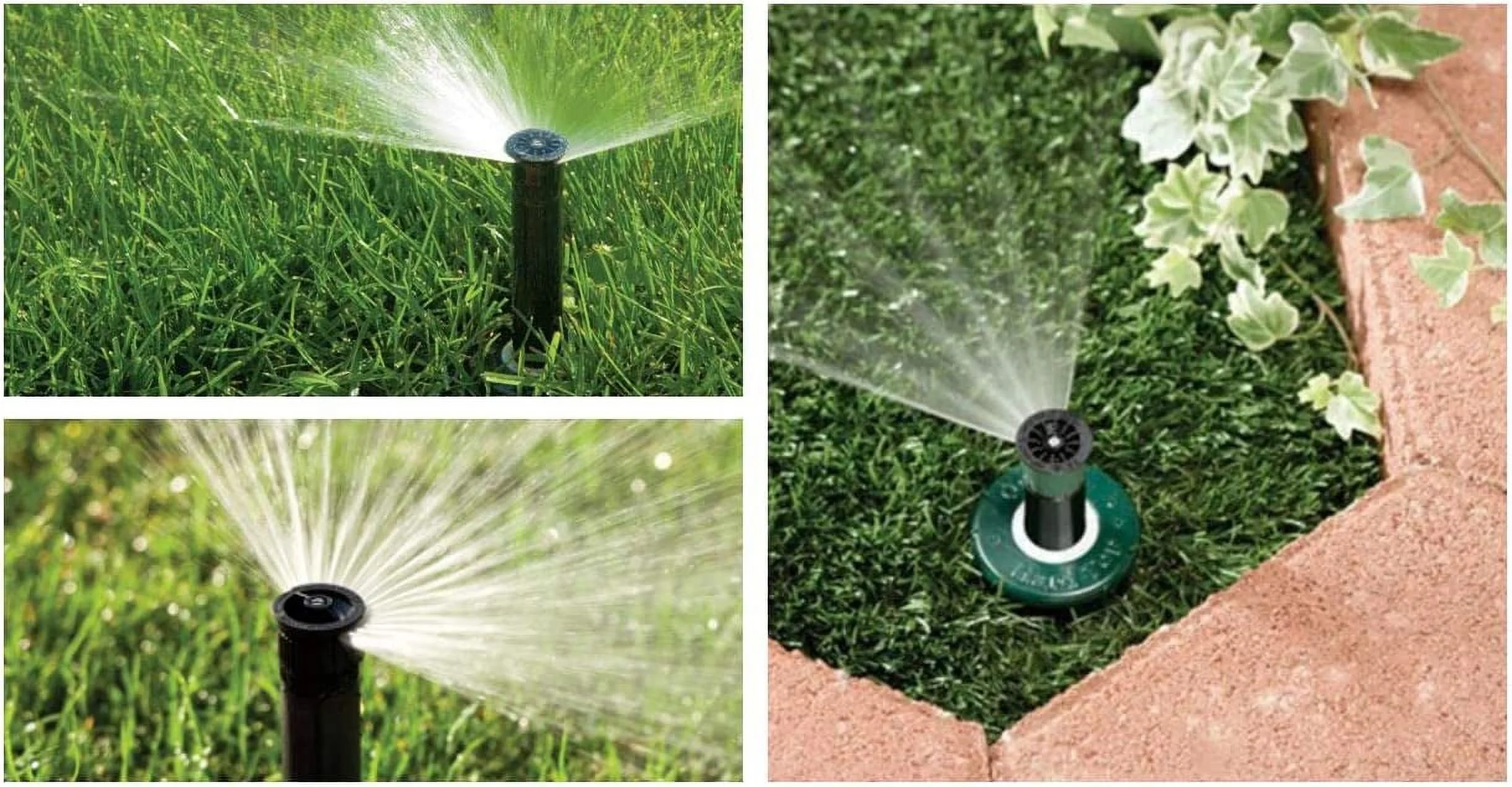 Modtek Replacement Pop UP Sprinkler Heads for RainBird, Hunter, Orbit Pop Up Sprinklers, Sprinkler Color May Vary. (10, 6AN)