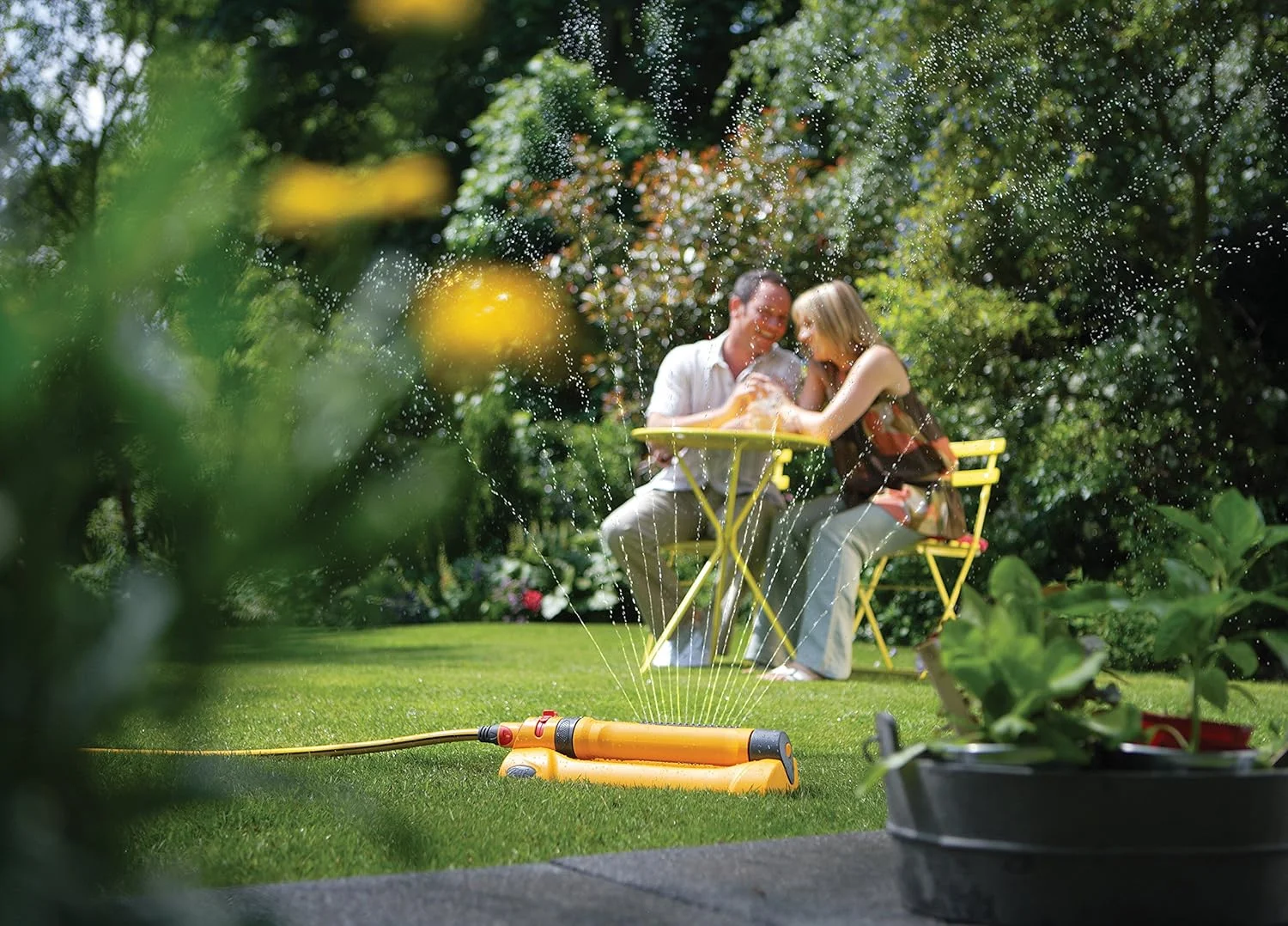 Ltd 2976B0000 2976P0000 Rectangular Sprinkler Pro 200 Sq M, 200M², Yellow