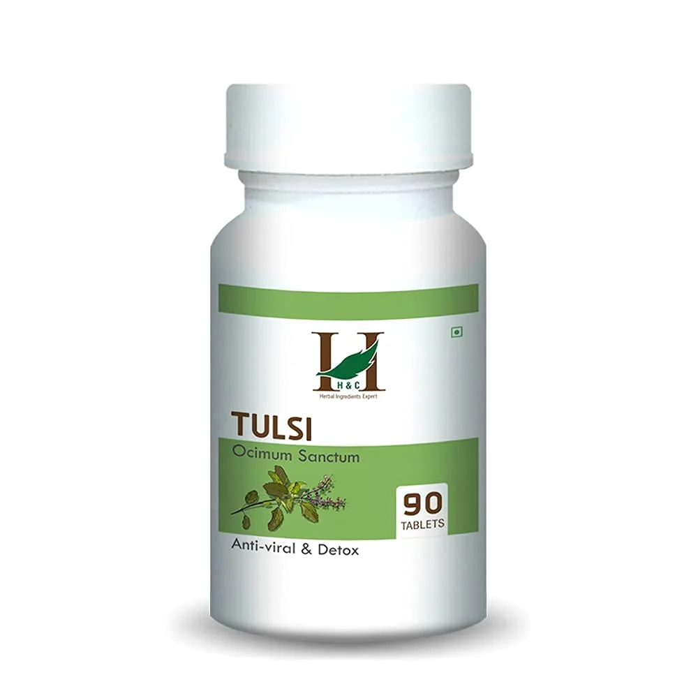 H&C Herbal Ingredients Tulsi 90 Tablets(350 mg)