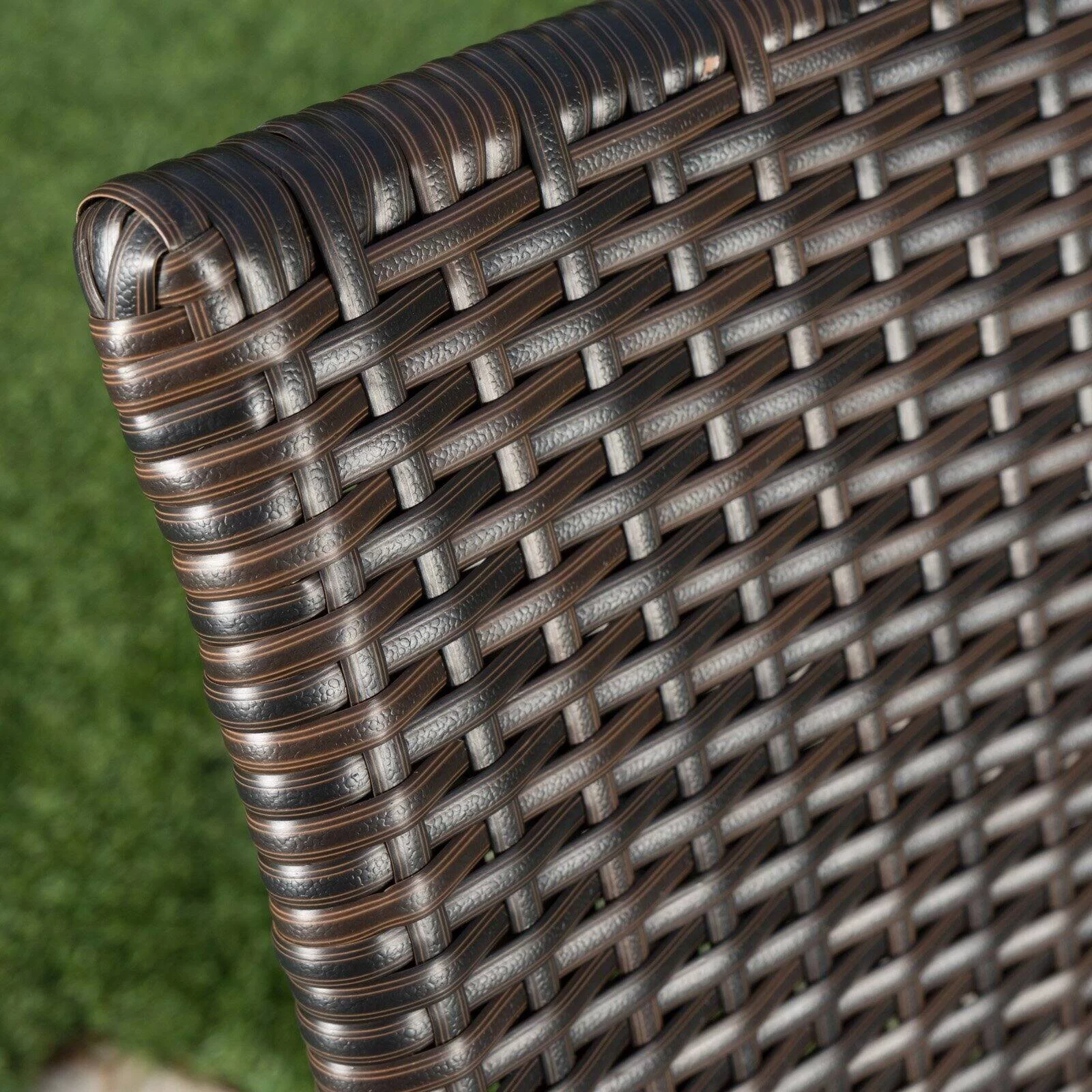 Solomon Wicker Stacking Chairs - Set of 4