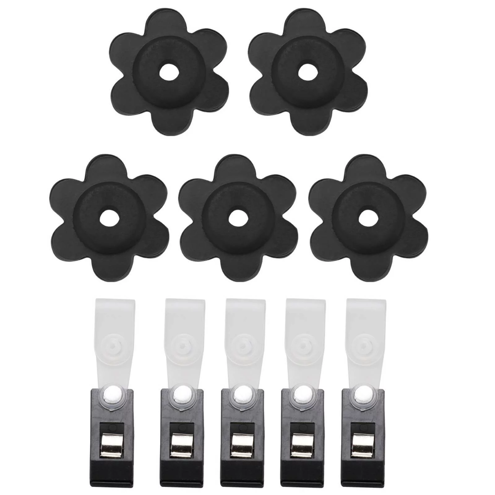 iju7gthy 4th of july 10pcs Seasonal Garden Flags Stoppers Rubber Stoppers Anti Wind Clips Set Keep Your Flag From Tangling Around