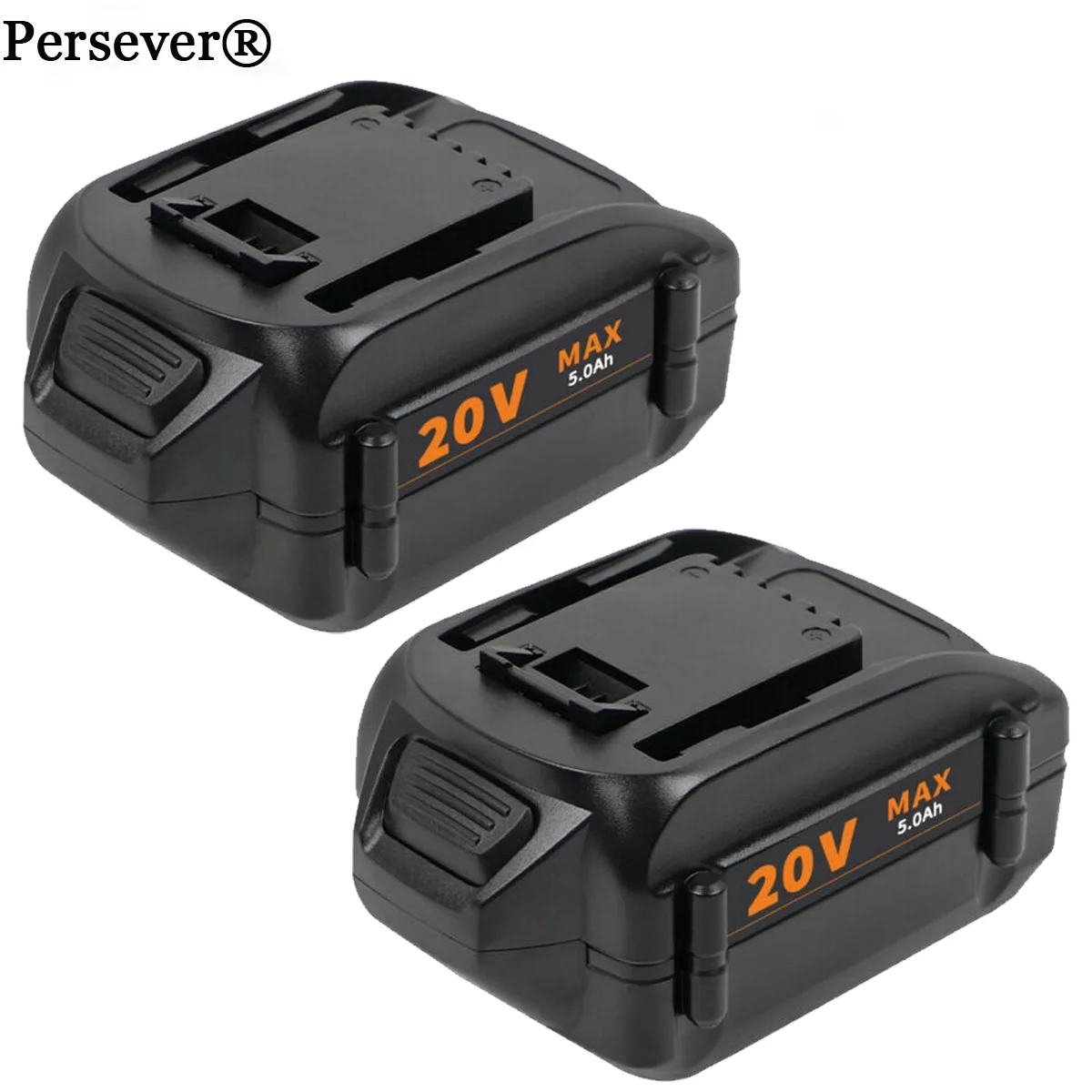2Pack Worx WA3520 5.0Ah 20V Replacement Lithium Battery for Worx Battery 20Volt WA3520, WA3525 WG151s, WG155s, WG251s, WG255s, WG540s, WG545s, WG890, WG891