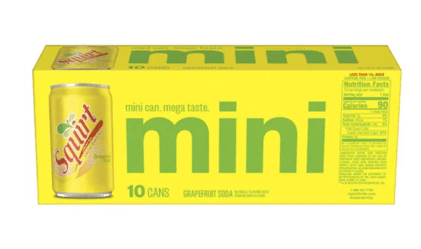 Squirt Original Grapefruit Soda Mini-Cans Soft Drink - 10 Pk (7.5 oz)