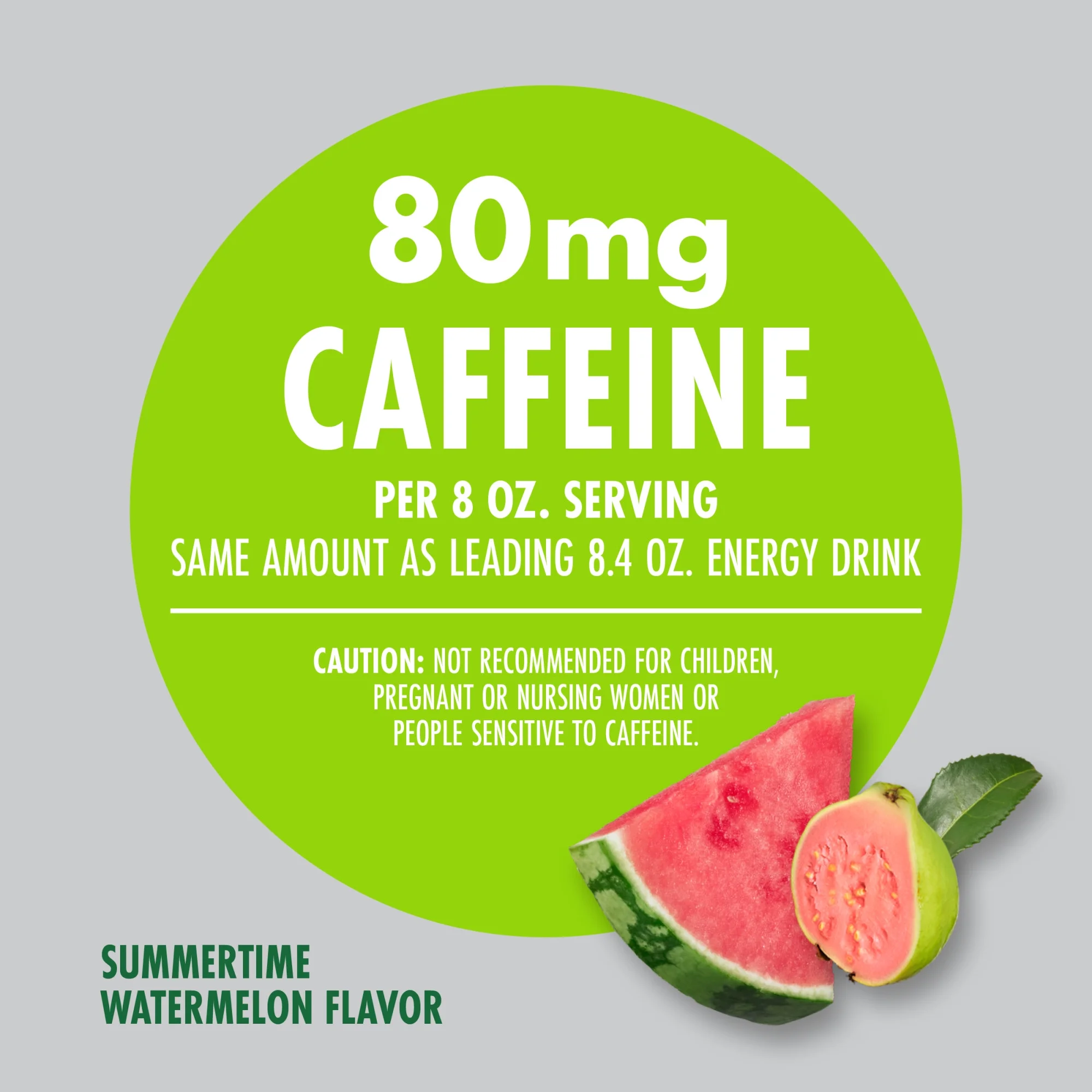 V8 +Energy Limited Edition Summertime Watermelon Juice Energy Drink, 8 fl oz Can, 6 Count