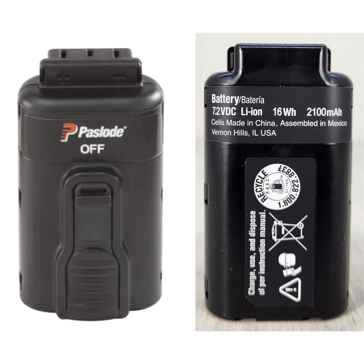 Paslode, Lithium-Ion Rechargeable Battery, 902654, For all Paslode Cordless Lithium-Ion Tools
