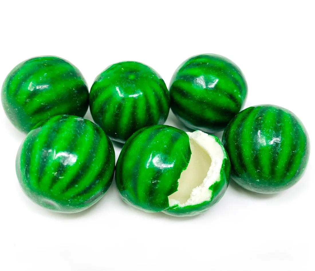 SweetGourmet Watermelon Gum Balls | 1 inch Dubble Bubble | 5 Pounds