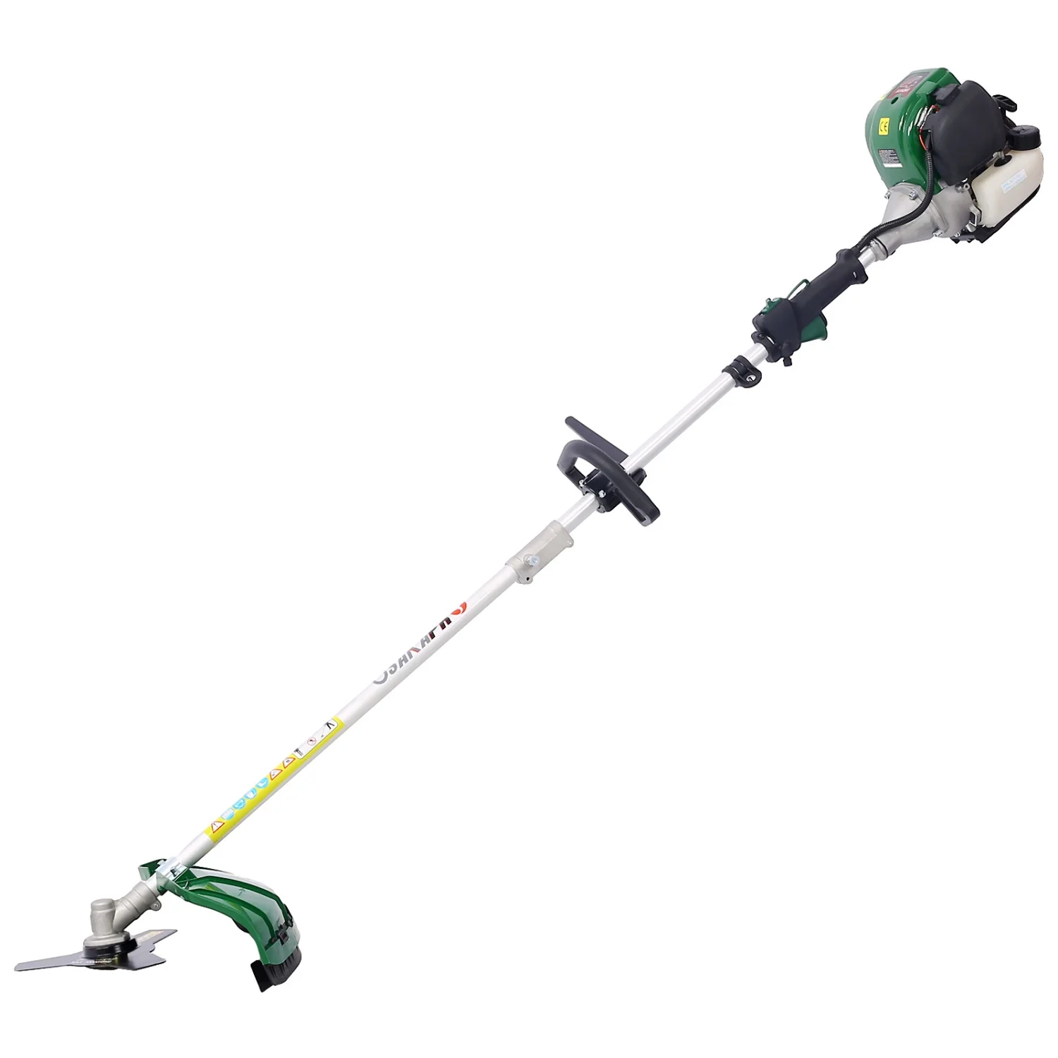 4 in 1 Multi-Functional Trimming Tool  38CC 4 stroke Garden Tool System with Gas Pole Saw  Hedge Trimmer  Grass Trimmer  and Brush Cutter EPA Compliant