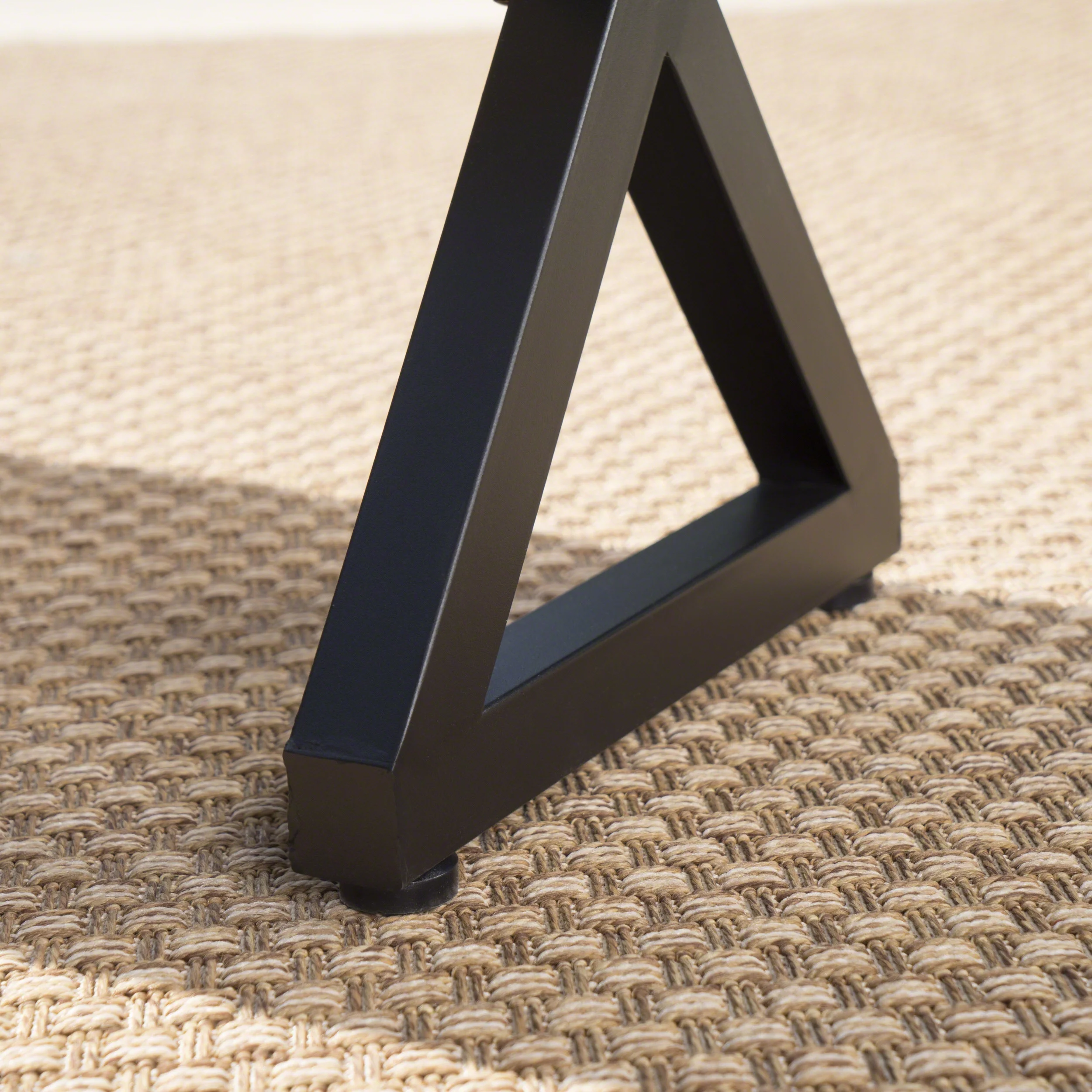 Outdoor 6 Piece Aluminum Dining Set with Multibrown Stacking Chairs,Brown