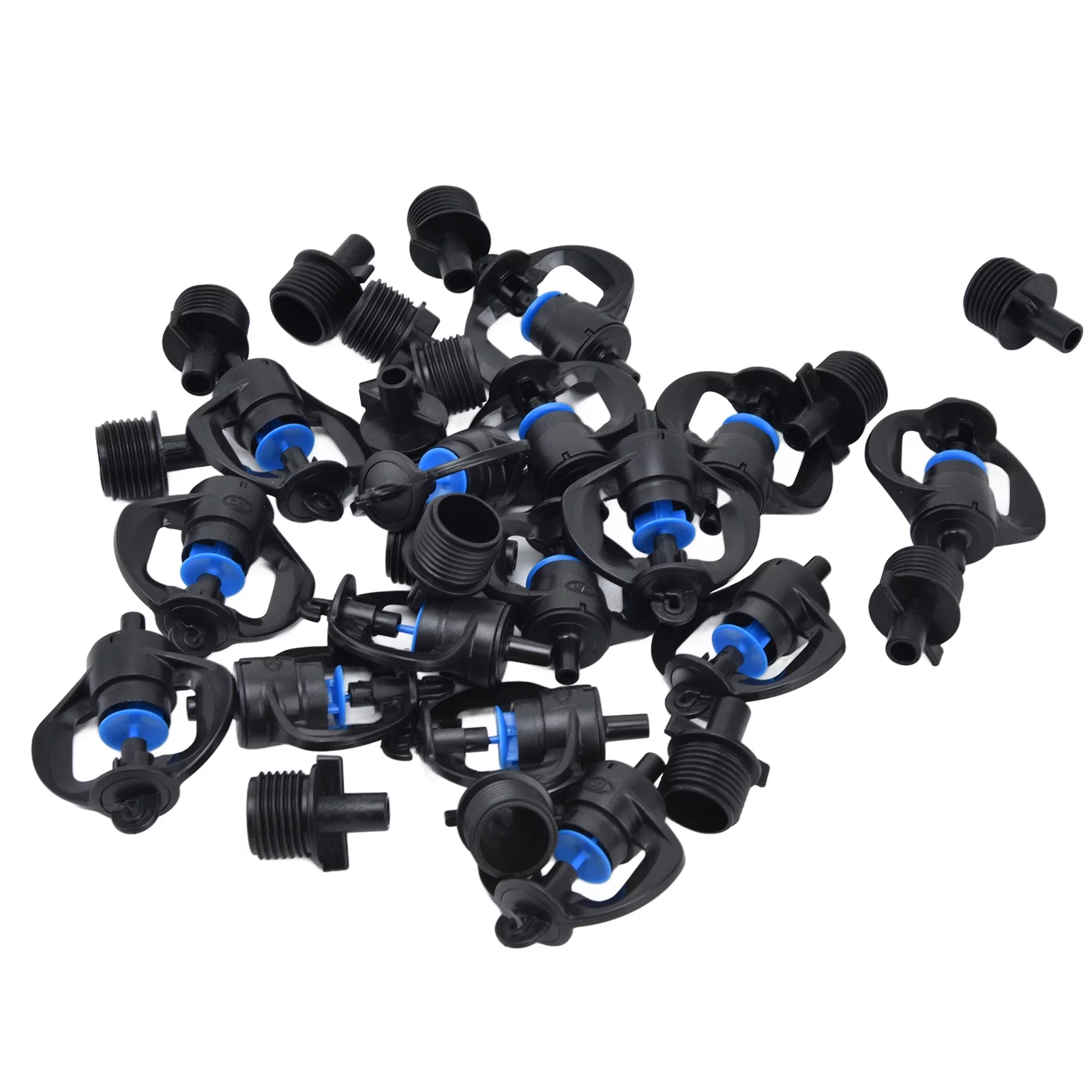 15 Rotating Sprinkler Plastic Rotating Sprinkler Nozzle 360 Degree Agricultural Rotating Sprinkler G1/2in Male Thread