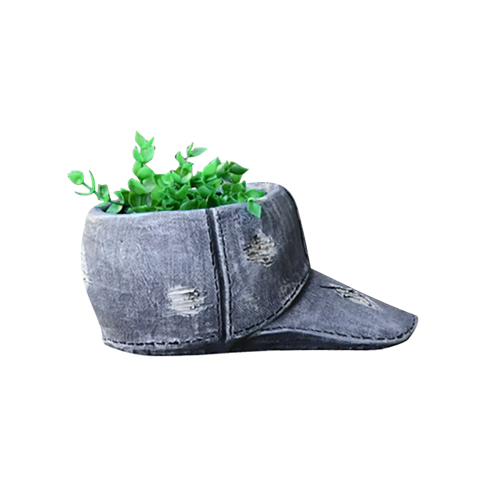 NLLSHGJ Flower Denim Resin Clothes Creative Flower Decoration Pots Pants Pots Decoration & Hangs