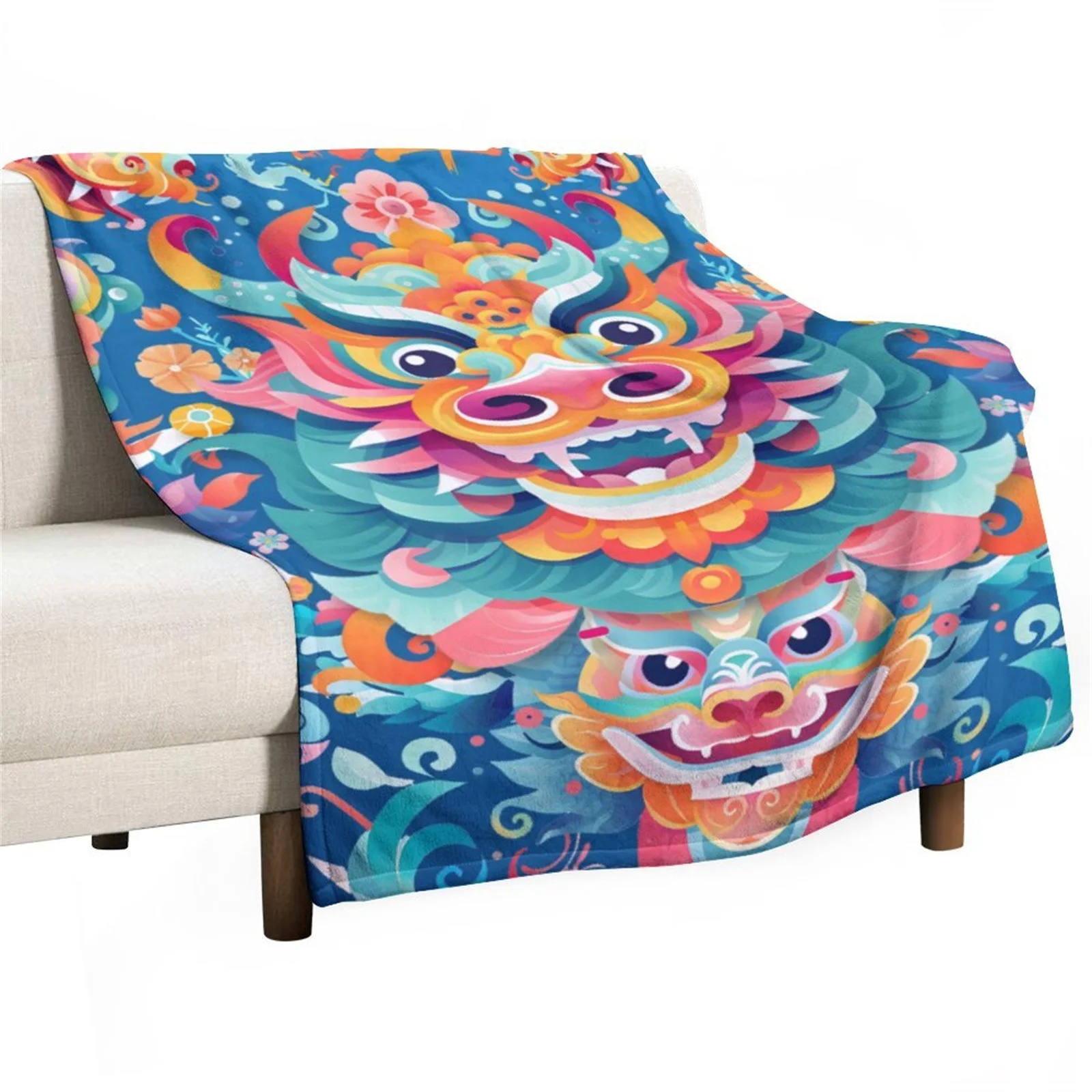 iju7gthy Carpet Rake to Fluff Carpet Metal 4th of July Chinese New Year Blanket Super Soft Flannel All Lightweight Living Room/Bedroom Warming Blanket 150X200Cm