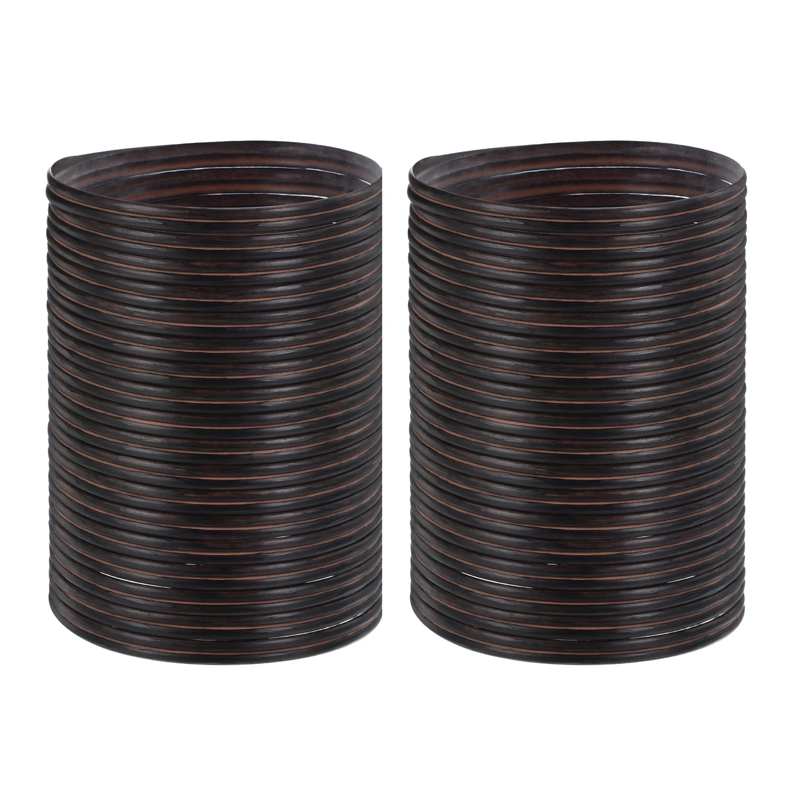 Uxcell Wicker Repair Kit, 459FT Synthetic Rattan Fix DIY Set for Wicker Furniture 2.2LB, Black
