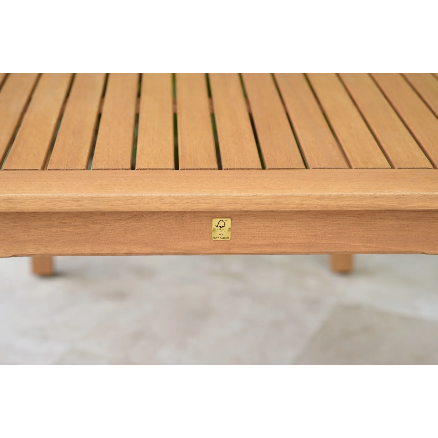 Amazonia 7pc Teak Finish Patio Dining Set