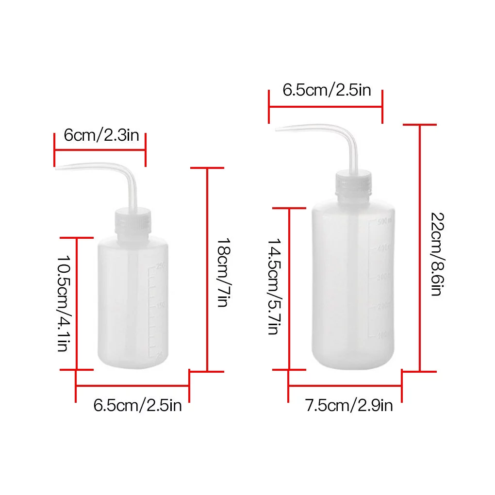 Squeeze Watering Device Plastic Flower Wash Bottle Garden Plant Irrigation Tool, 500ml