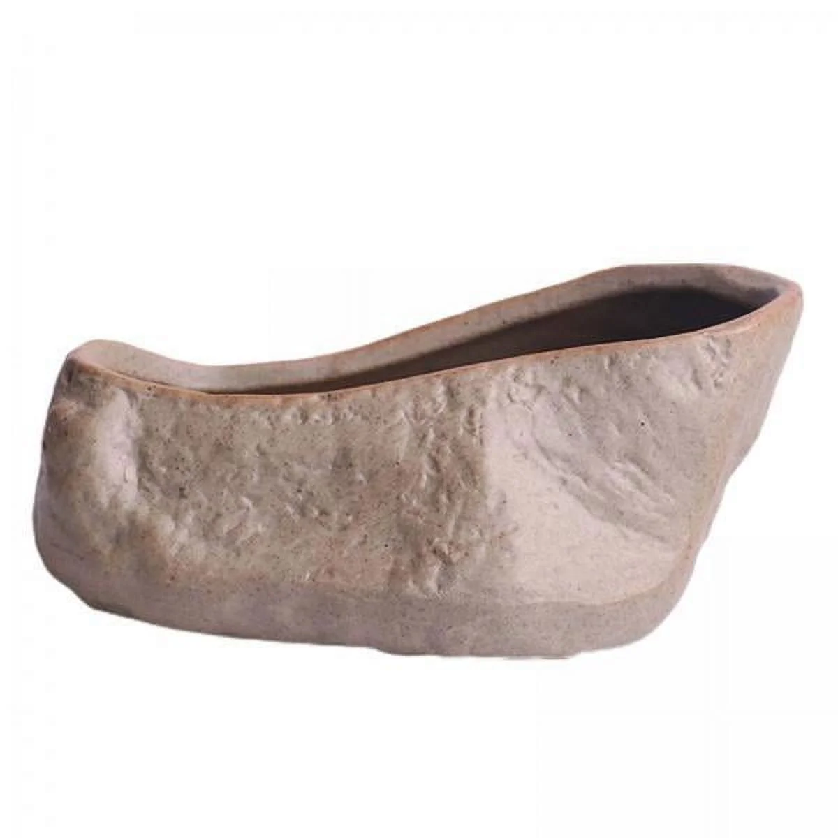 simhoa 5xCeramic Succulent Pot Stone Shape Plants Holders for Festival Wedding Indoor C and Small