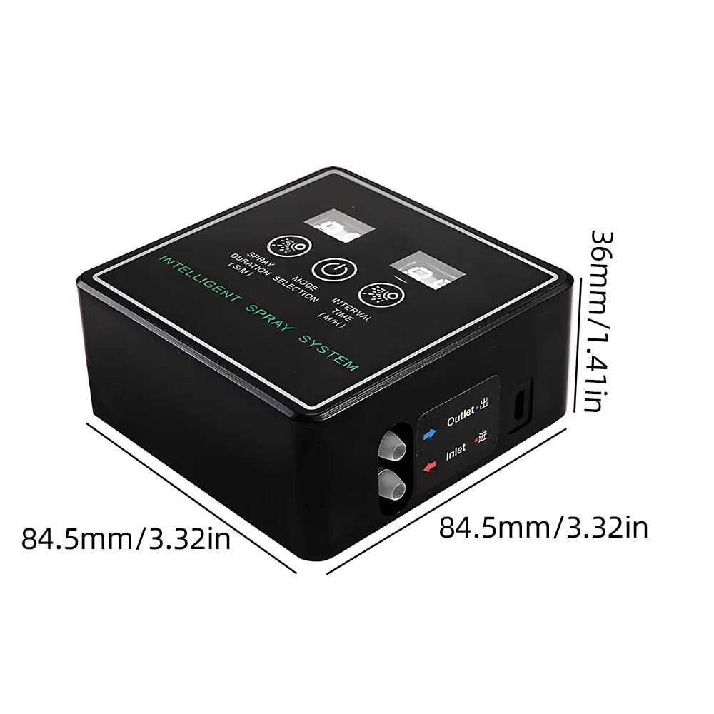 Nebublu Mister System,Low Noise Adjustable Nozzles Mister With Spray - Spray Mister Terrariums Amphibian Snake Noise Adjustable Environment With Misty - Amphibians And Mister Qisuo Spray