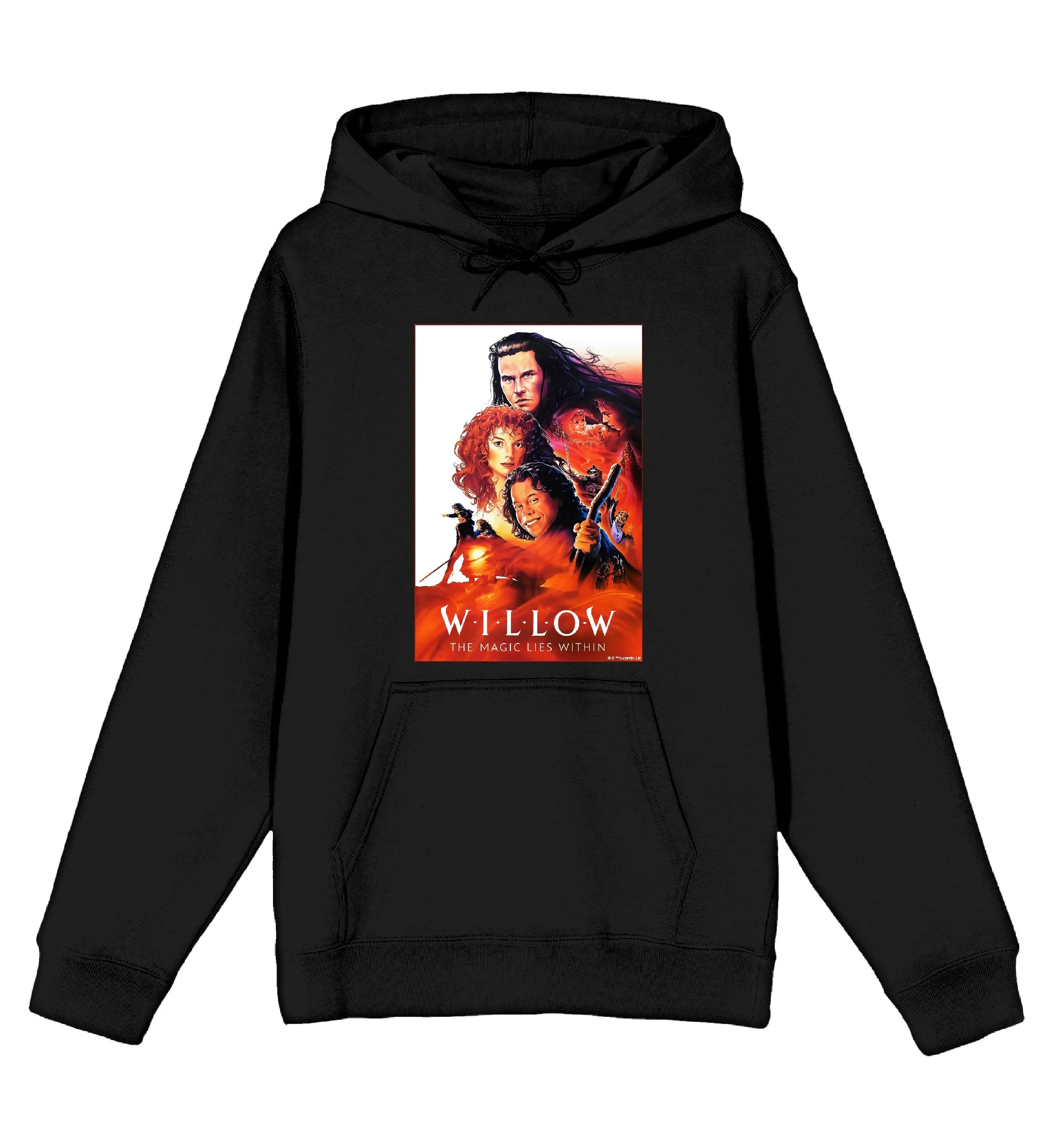 Willow Key Art Adult Black Long Sleeve Hoodie-Small