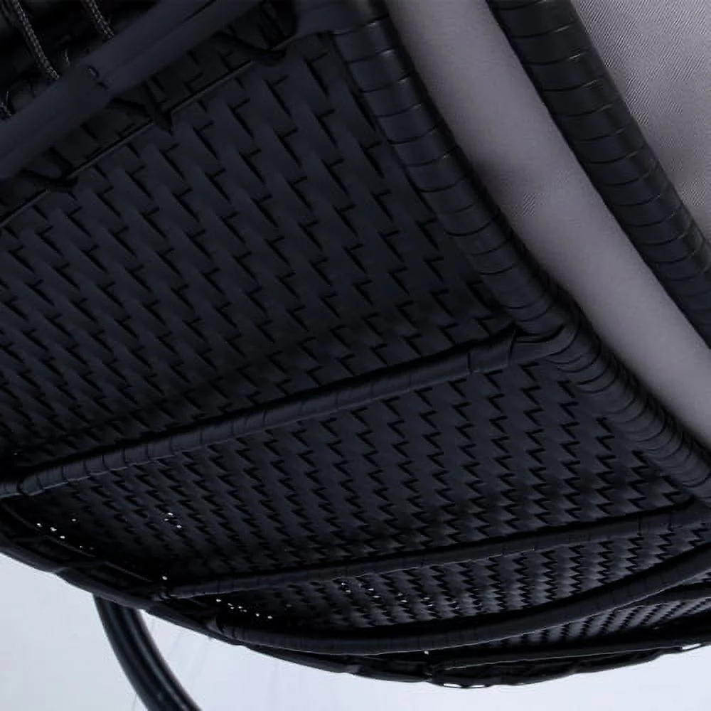 Buumin FOLDING DOUBLE SWING CHAIR w/CUSHION