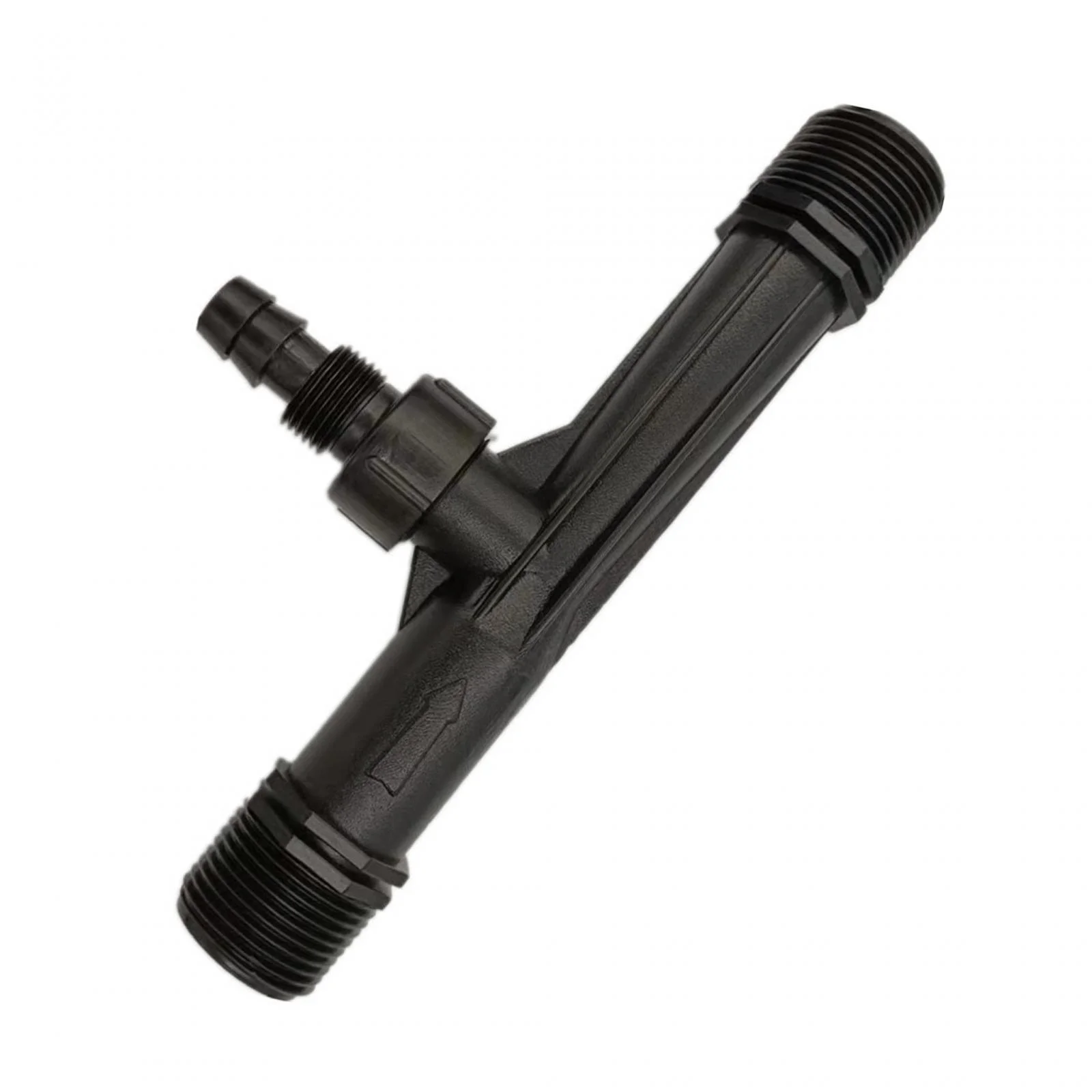 Colaxi 2xVenturi , Irrigation, Drip Device, Drip System, Water Supply, Easy Connection, Mixing Tube for Lawn, Patio, , Black, 4 Pcs