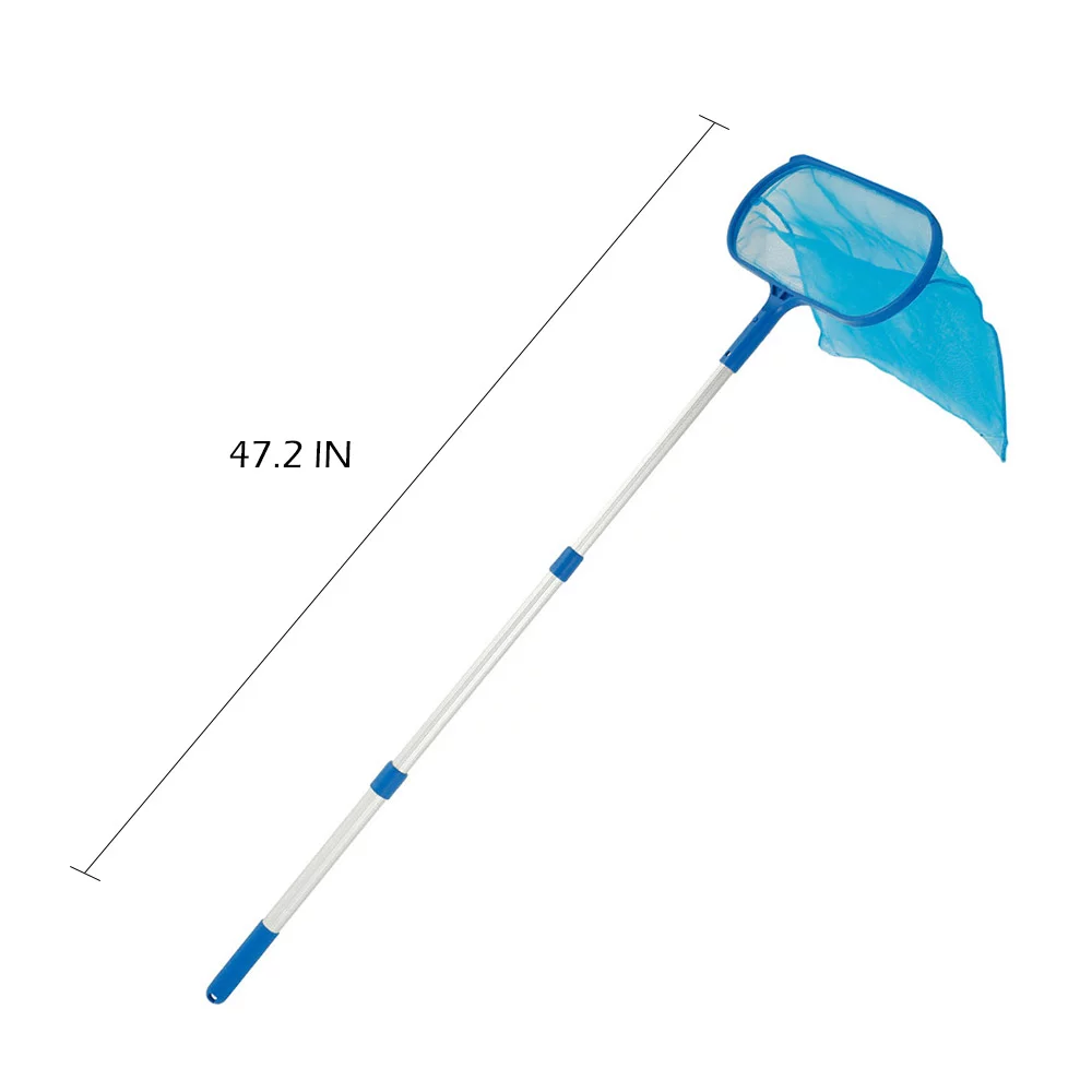 ODOMY Swimming Pool Leaf Skimmer Net with Telescopic Pole
