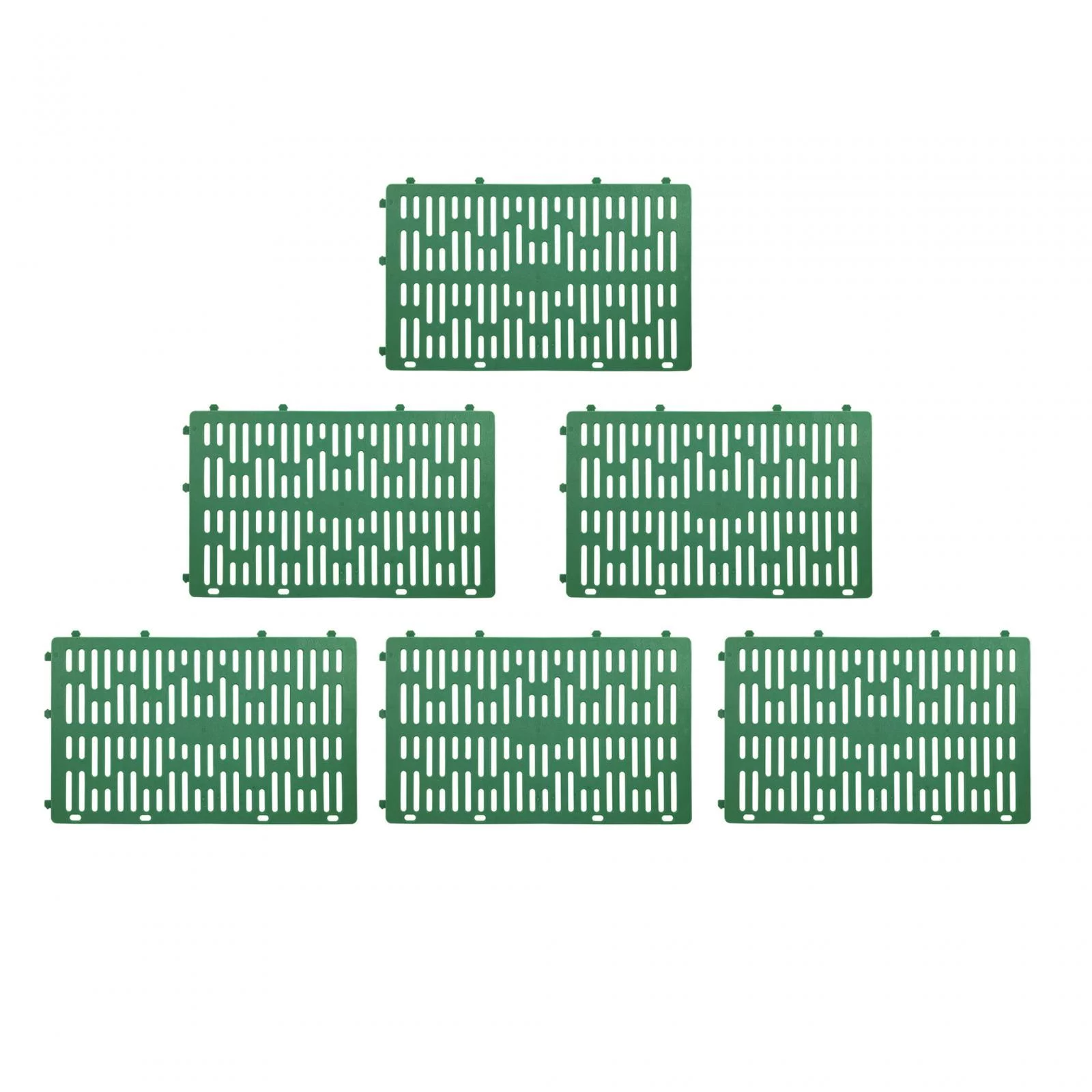 6x Tree Trunk Protector Sapling Protector Durable Portable Flexible Mesh Plant Covers Tree Wraps Panels for Home Garden Household Green