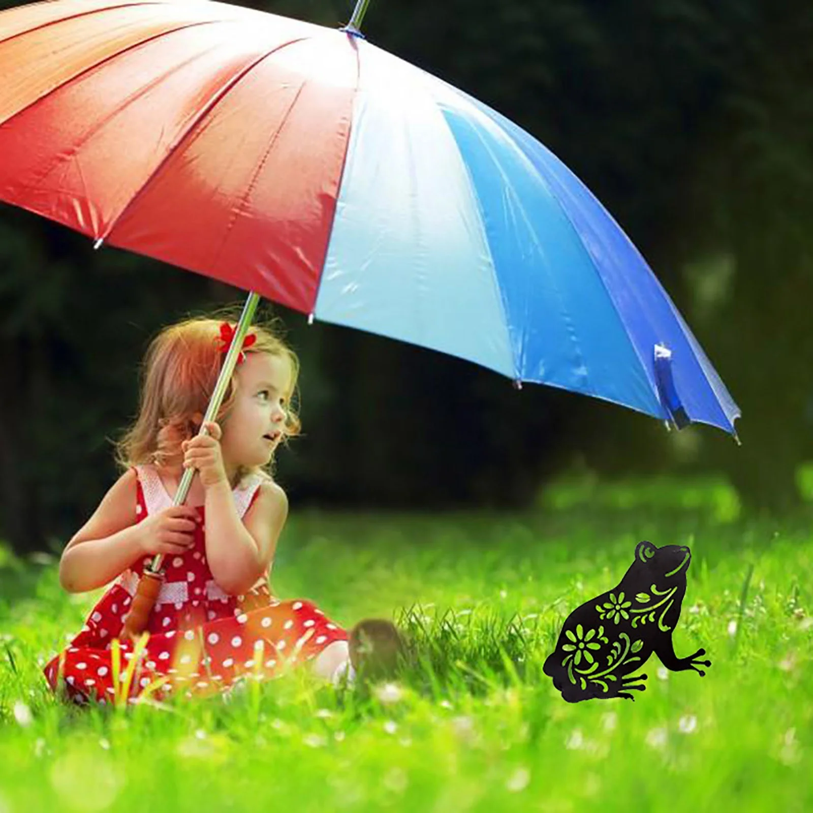 Fro g garden inserts garden lawn decoration inserts garden ornaments Utility Tool