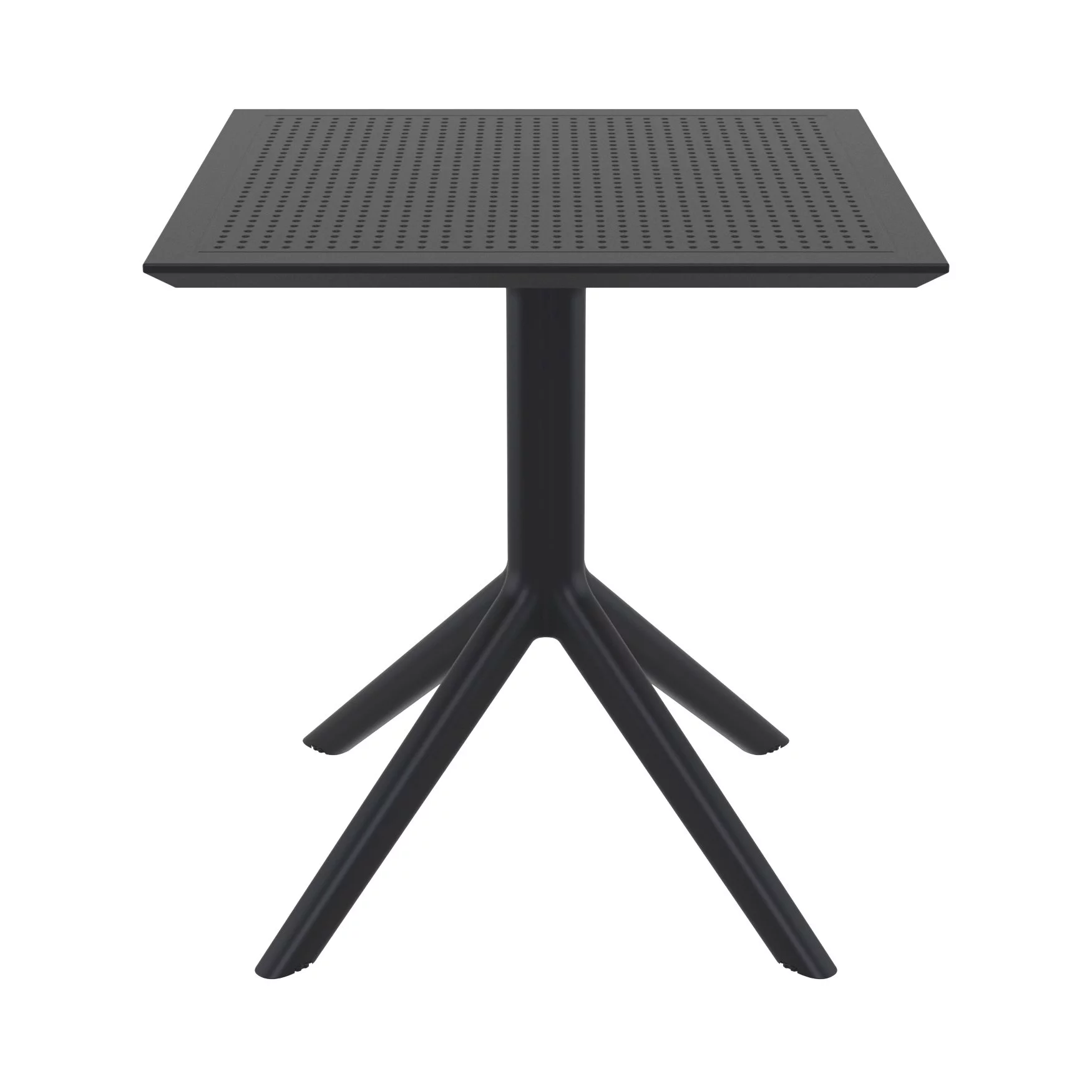 Luxury Commercial Living 3-Piece Black Patio Bistro Set 33