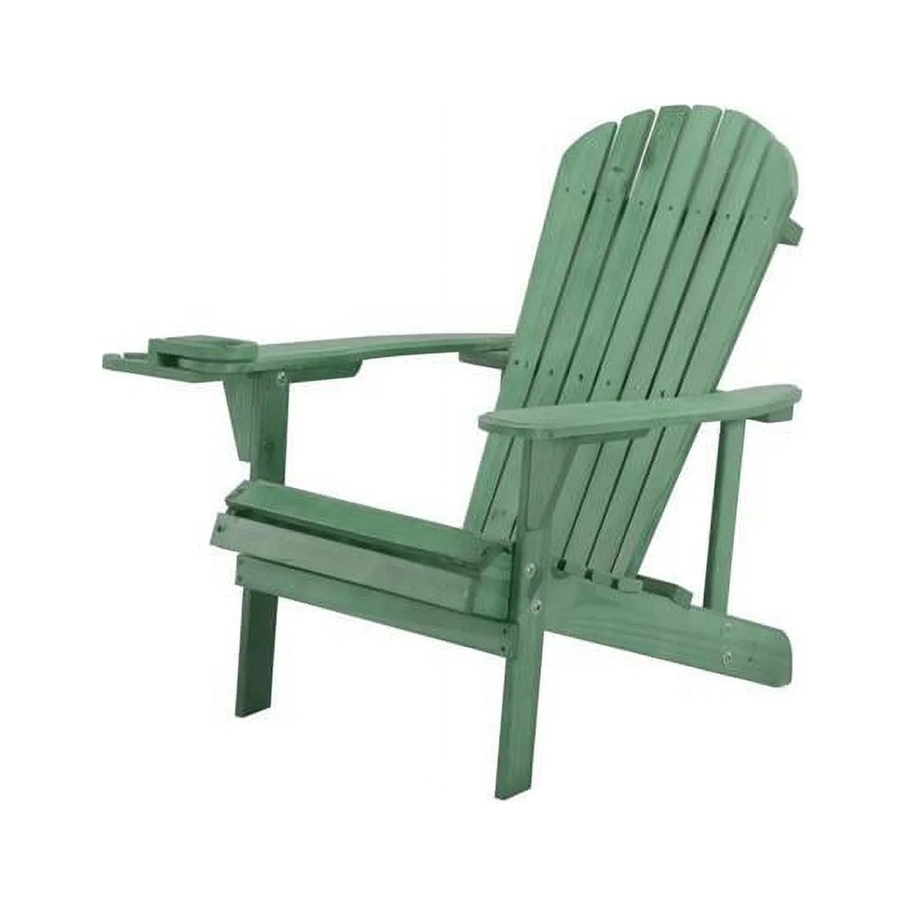 W Unlimited SW2101GS Earth Collection Adirondack Chair with Phone & Cup Holder, Sea Green