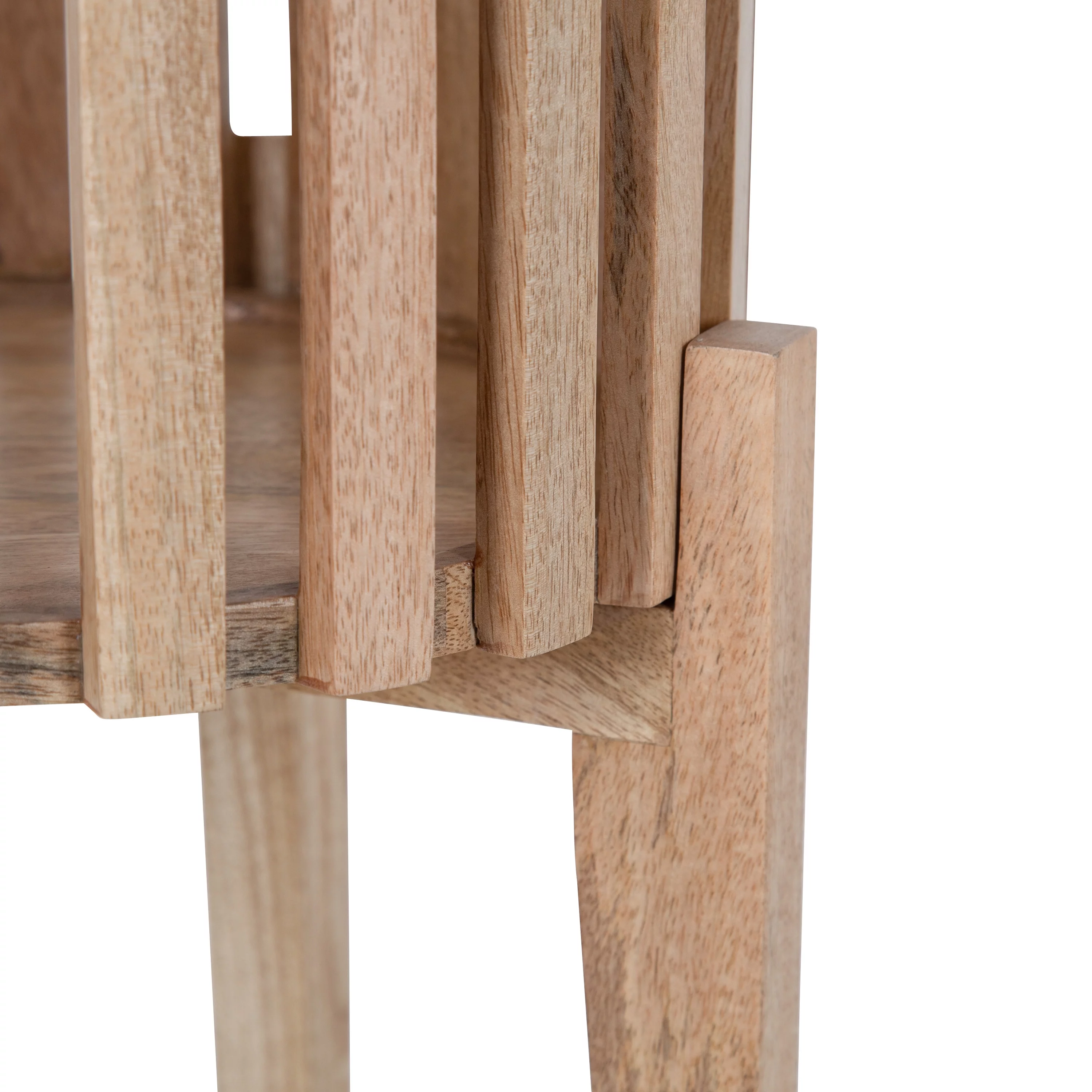 Kate and Laurel Paynter Wood Planter Set, 22 x 12 and 18 x 10, Natural Brown, Boho Modern Wooden Planter Two-Piece Set