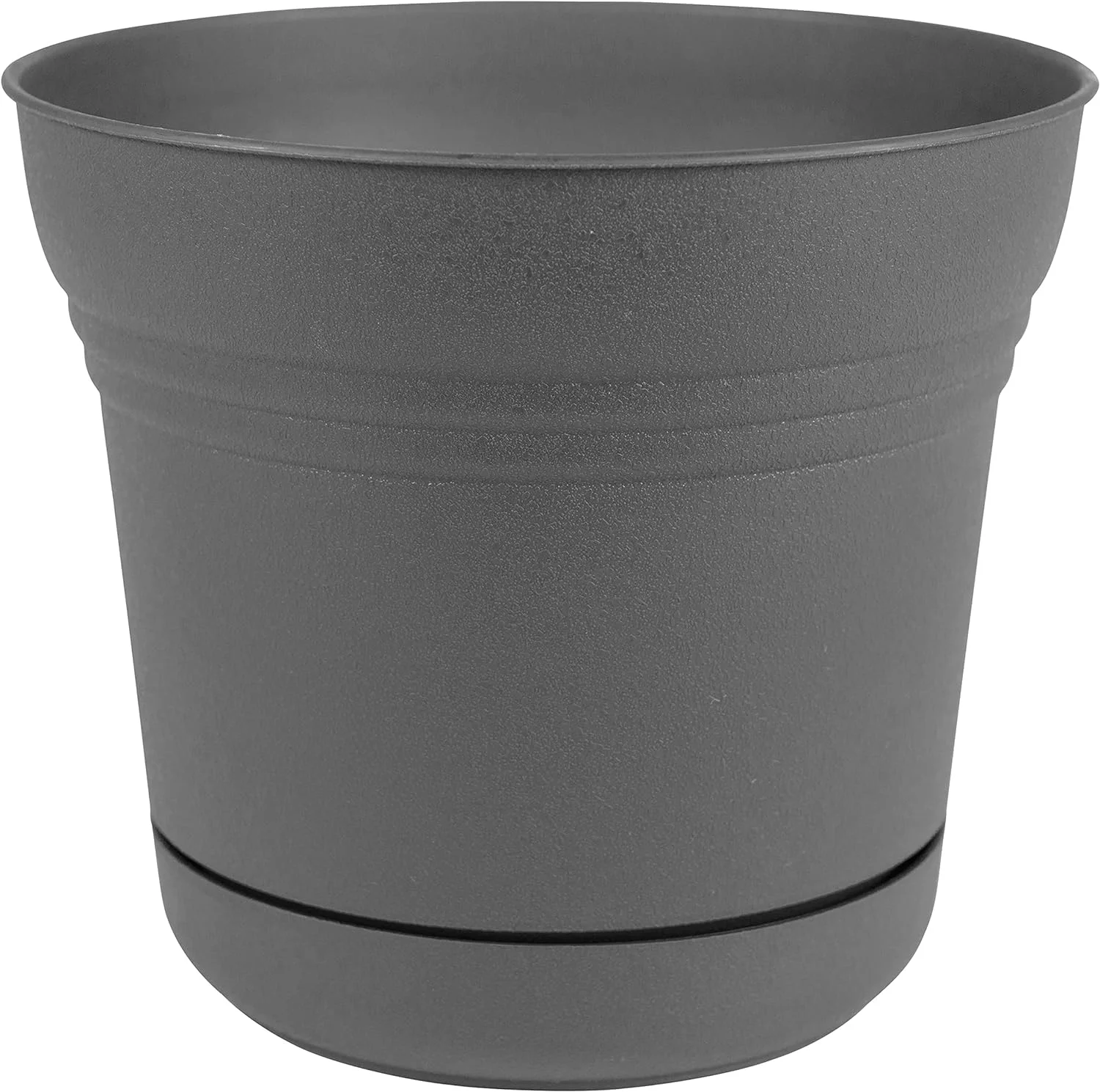 Saturn Planter W/Saucer 14