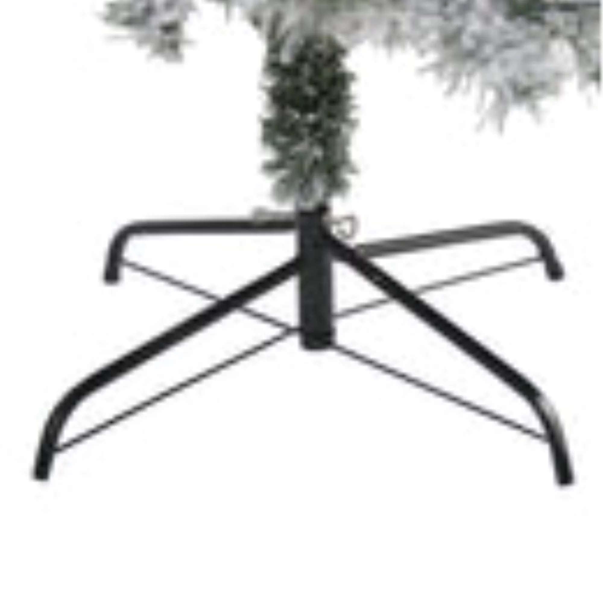 Nearly Natural 7' Flocked Rock Spruce Artificial Christmas Tree, Unlit