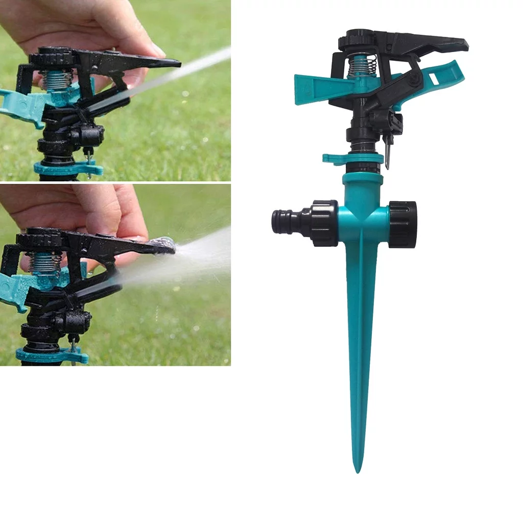 YHAIOGS Rotating Impulse Sprinkler Garden Lawn Grass Watering System Water Hose Spray