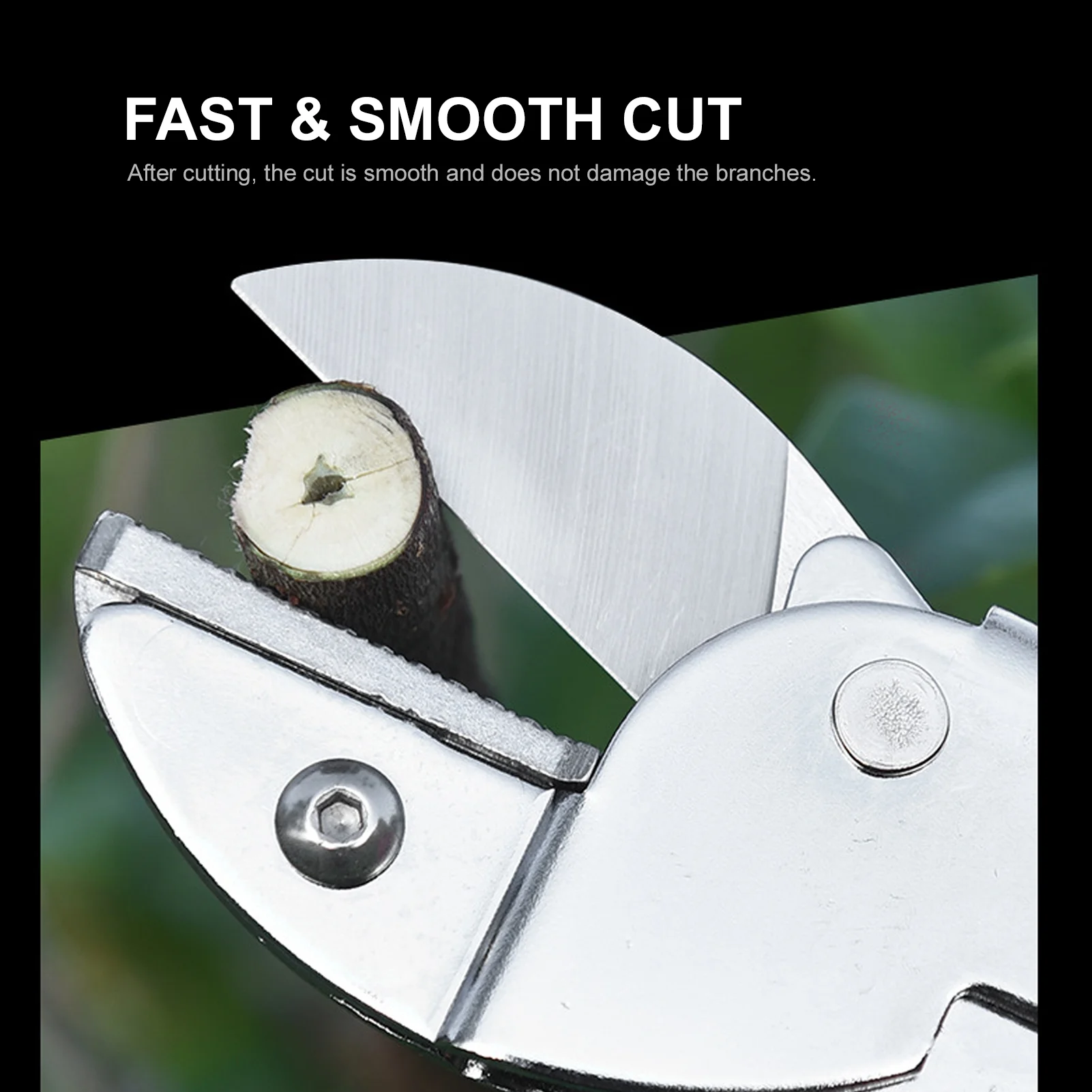 Aibecy Secateurs Steel Blade Pruning Shears with Ergonomic Handles Gardening Pruning Scissors Bonsai Cutters Professional Gardening Hand Tool Scissors Kit for Plants Rose Flowers Fruit Trees