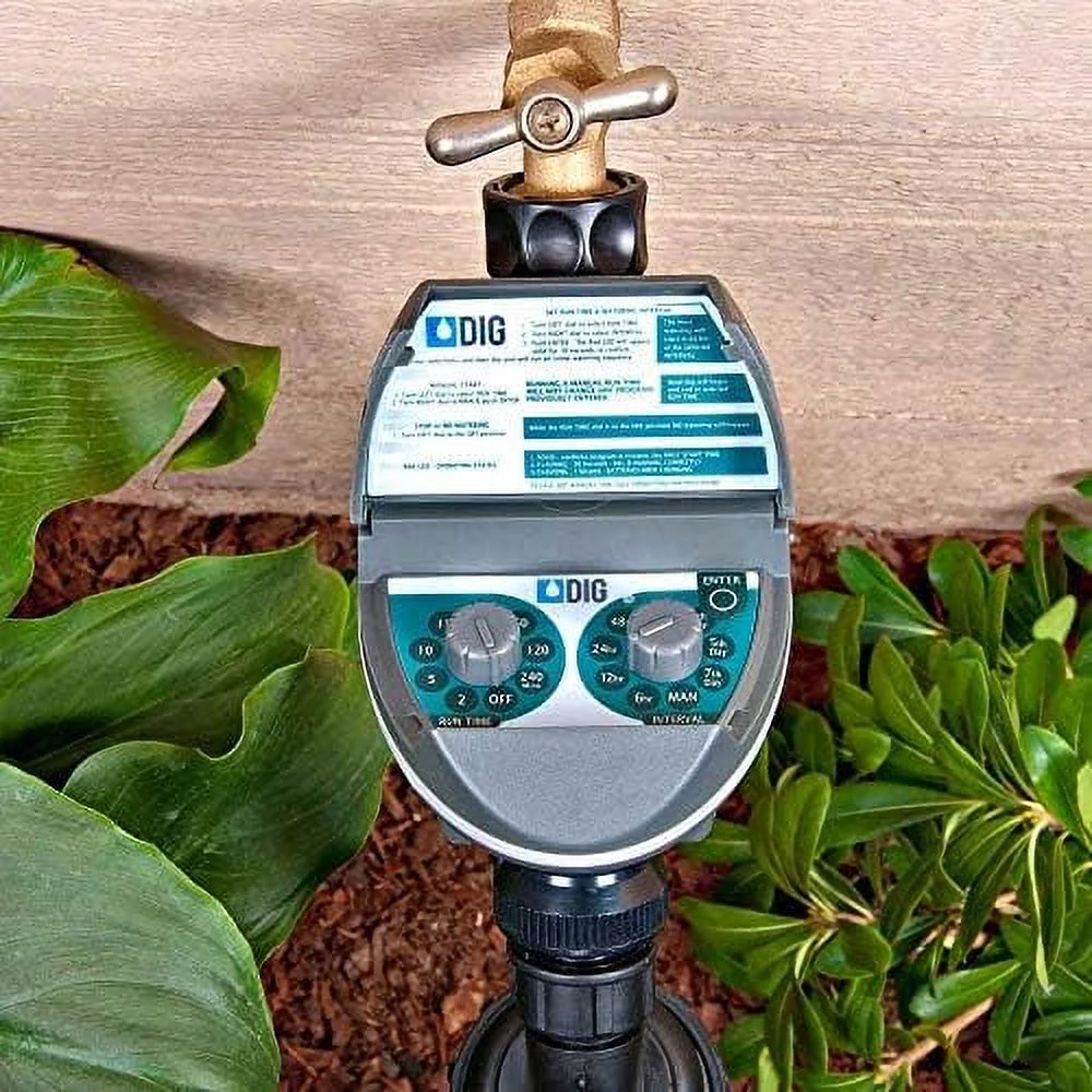 BO92A Battery Operated 2-Dial Hose End FHT X 3/4