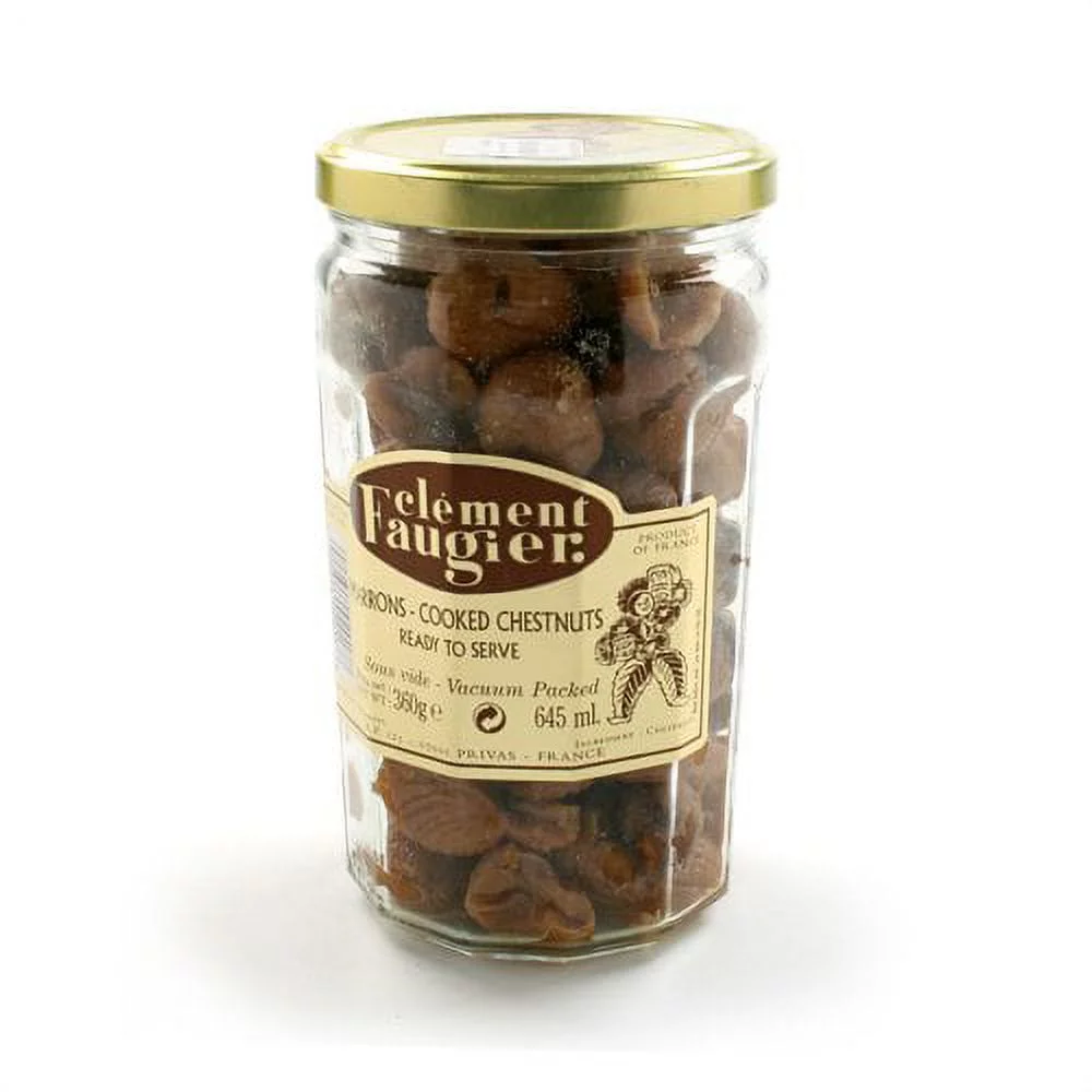 Clement Faugier Whole roasted chestnuts, jar 360g (12.7 oz)
