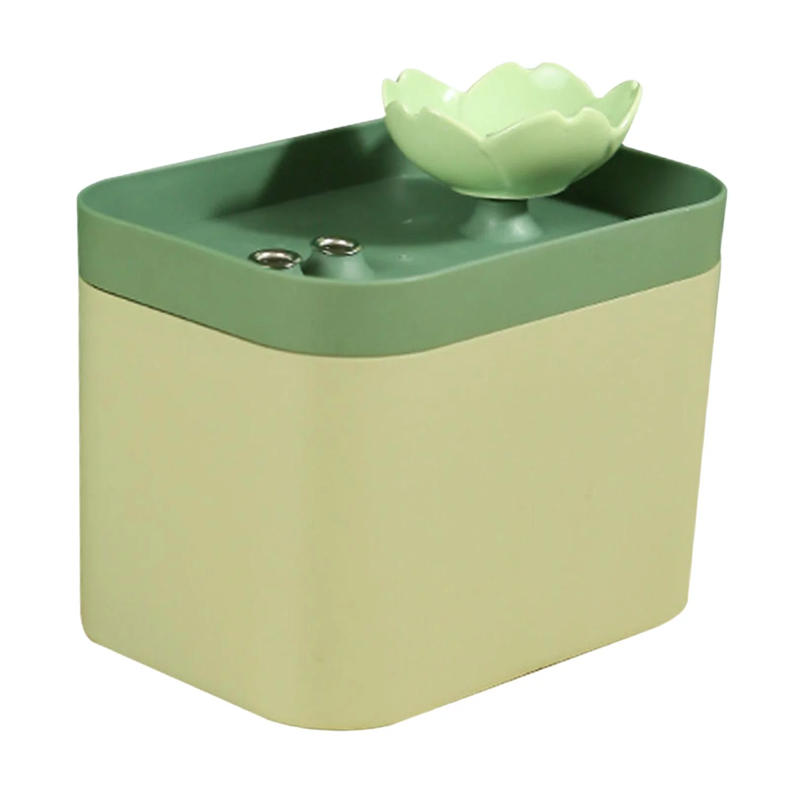 1.5L Cat Water Fountain Supplies Feeding Quiet USB Bowl Dish Dispenser Drinking Green