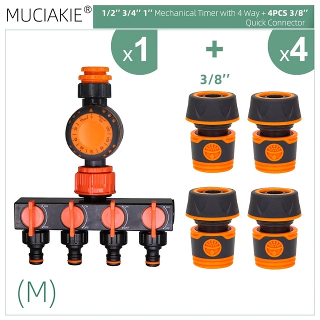 Irrigation Controller Automatic  Garden Watering Intelligent Mechanical Daily Water Timer for Outdoor Hose Drip Sprinklers Tool