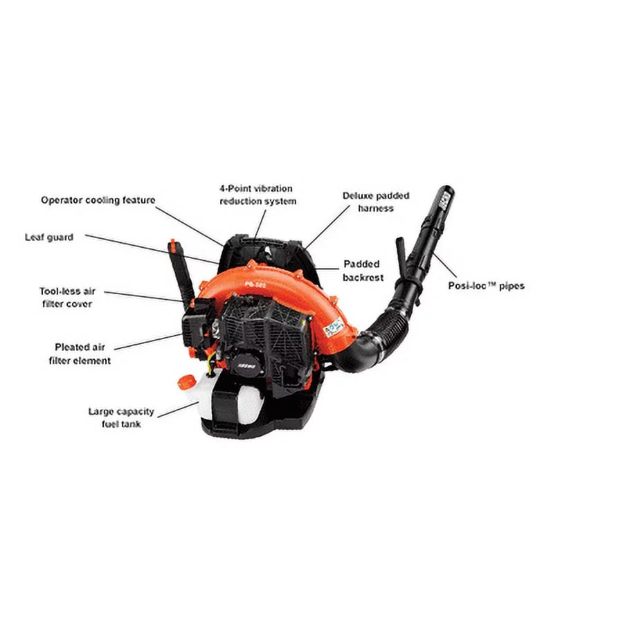Echo-PB-580H Back Pack Blower 58.2cc Hip Mount Throttle