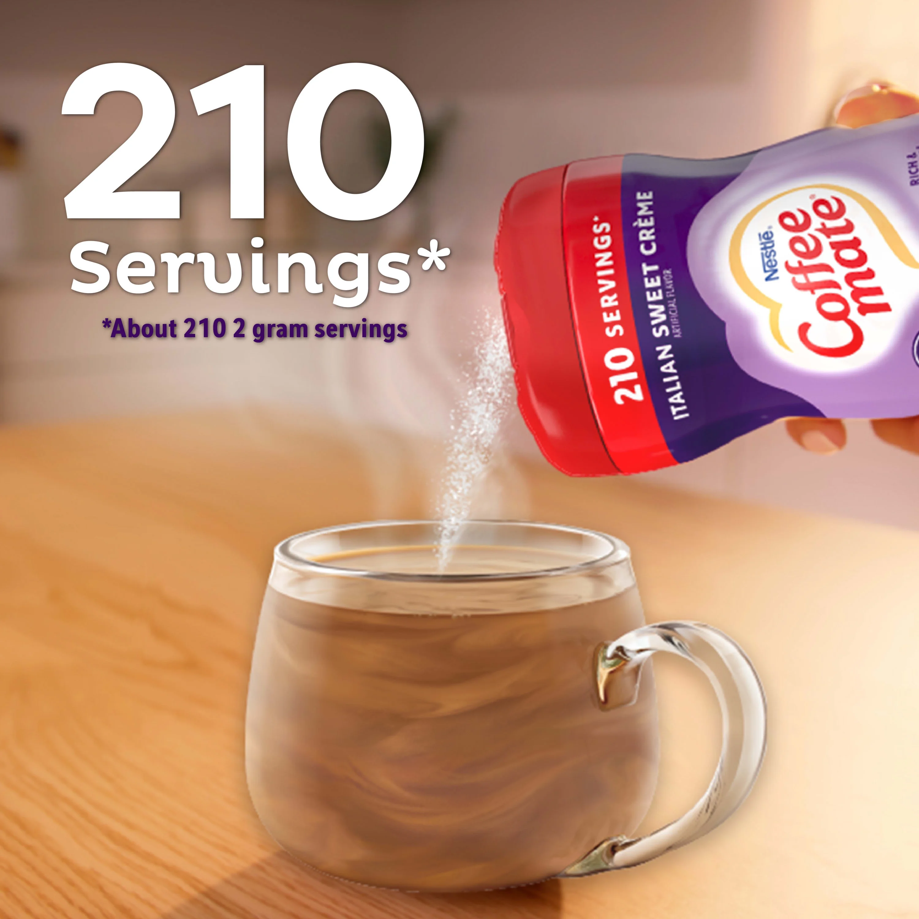 Nestle Coffee mate Italian Sweet Creme Powder Coffee Creamer, 15 oz