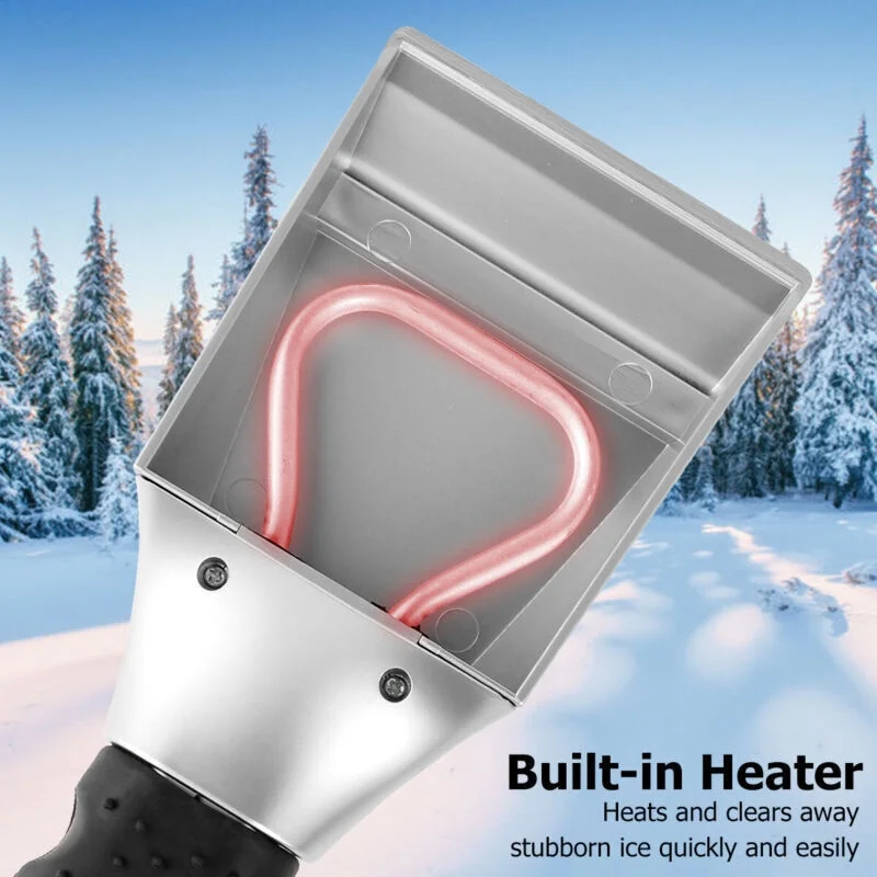 WEISIPU 12V Auto Car Heated Electric Windshield Ice Scraper Winter Snow Melter Removal