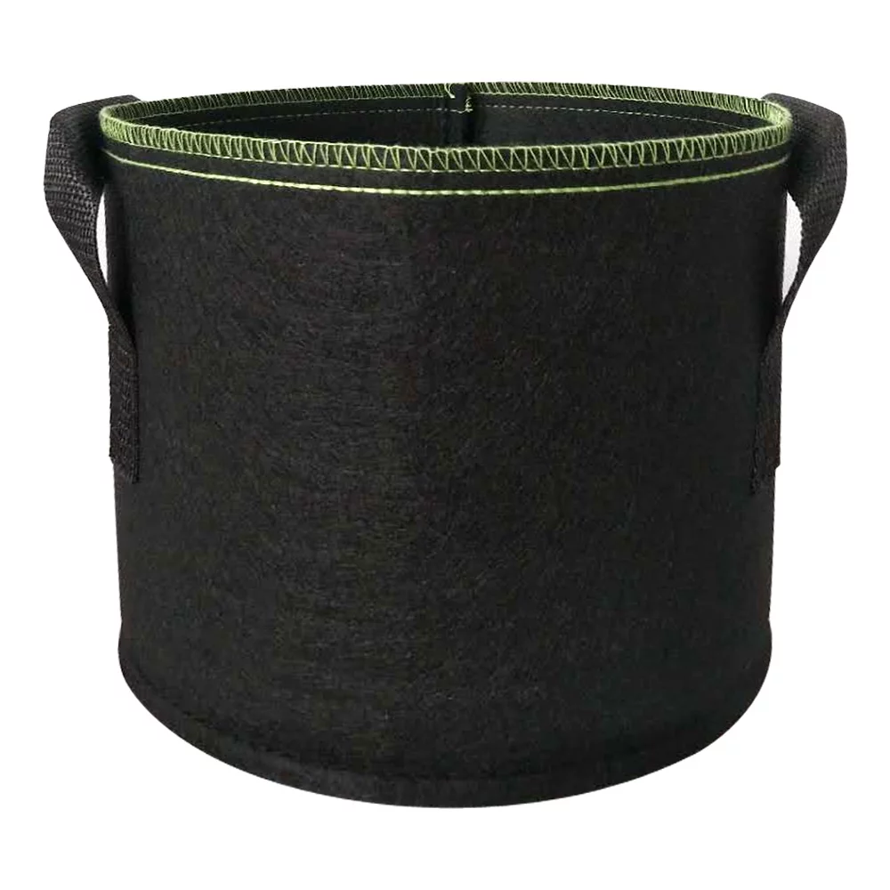Grow Bags Heavy Duty Aeration Fabric Pots Thickened Nonwoven Fabric Pots Plant Grow Bags with Handles,for Low Stress Plant Training Fruits, Vegetables, and Flowers(Black