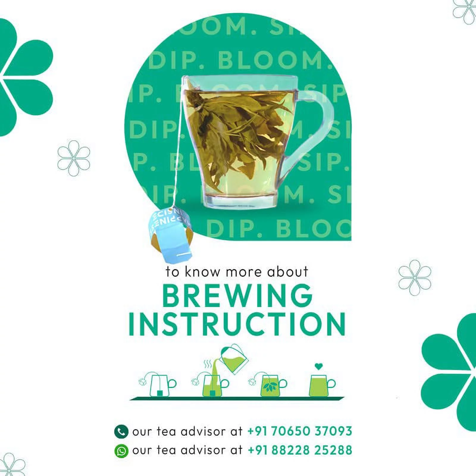 Woolah Rare Assam Green Tea + Woolah Rare Assam Green + Tulsi Tea - World'S 1St Bagless Whole Leaf Organic Tea Dip | Combo Pack Of 2